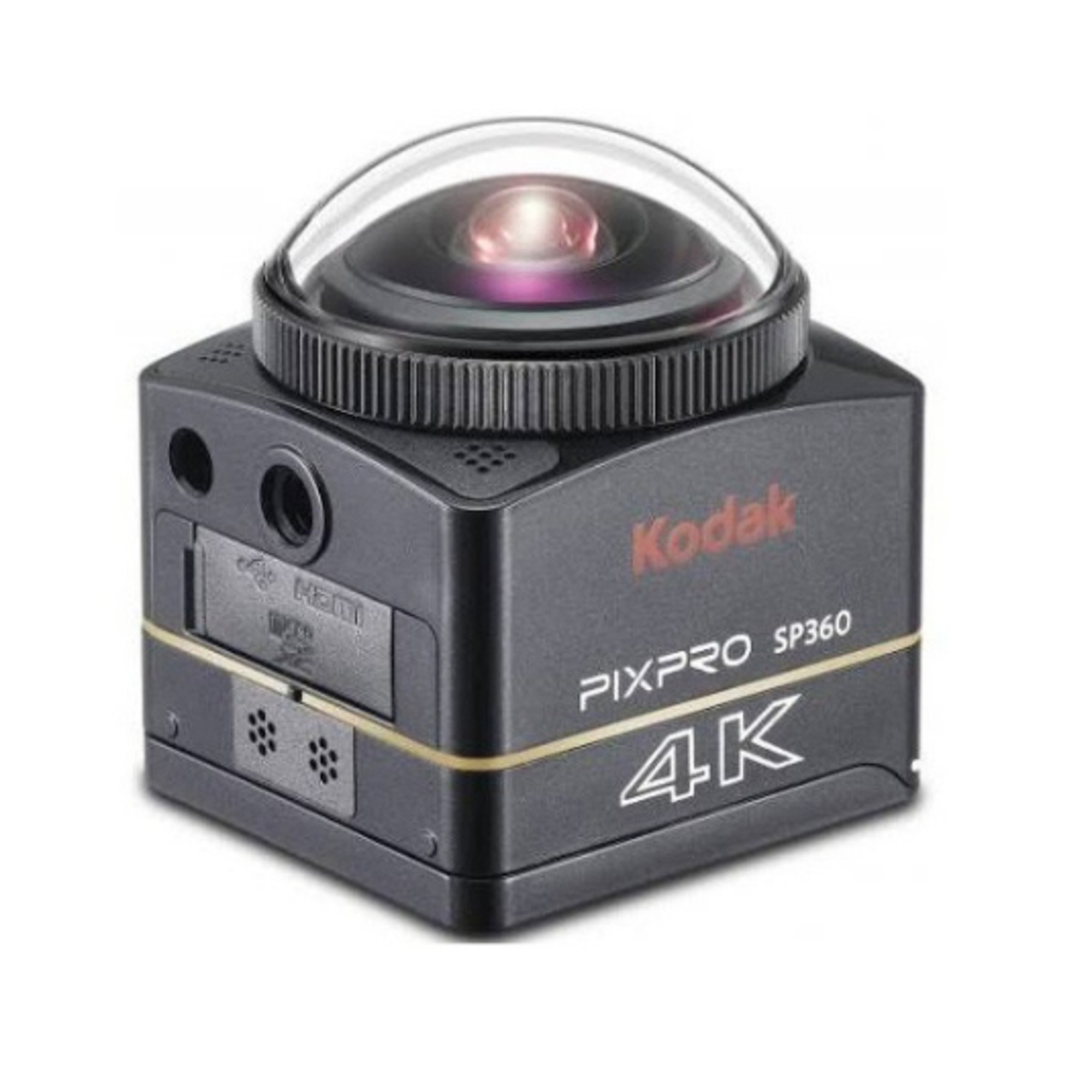 Kodak PIXPRO SP360 4K Dual Pro caméra 12,76 MP Full HD CMOS 25,4 / 2,33 mm (1 / 2.33 ), Noir - Excellent état Kodak PIXPRO SP360 4K Dual Pro caméra 12,76 MP Full HD CMOS 25,4 / 2,33 mm (1 / 2.33 ), Noir - Excellent état