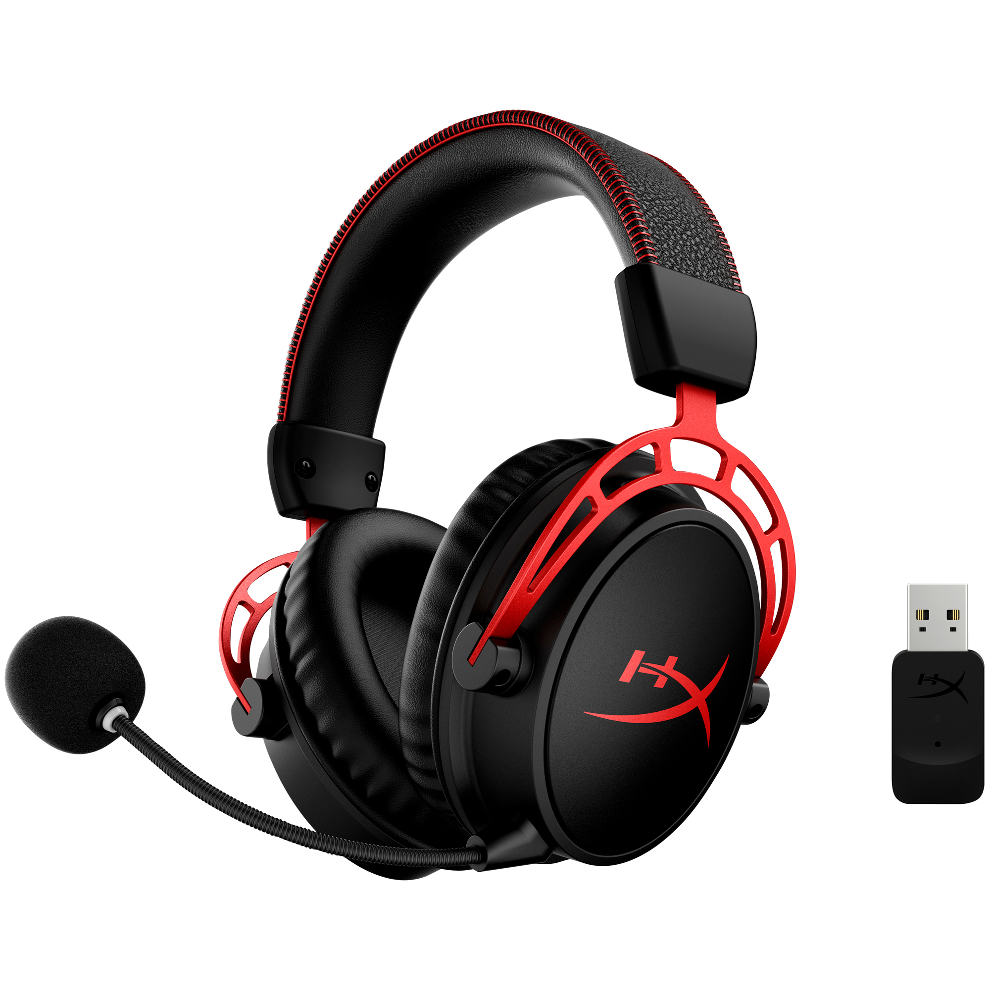 HyperX Casque gaming sans fil Cloud Alpha (noir-rouge) - Neuf