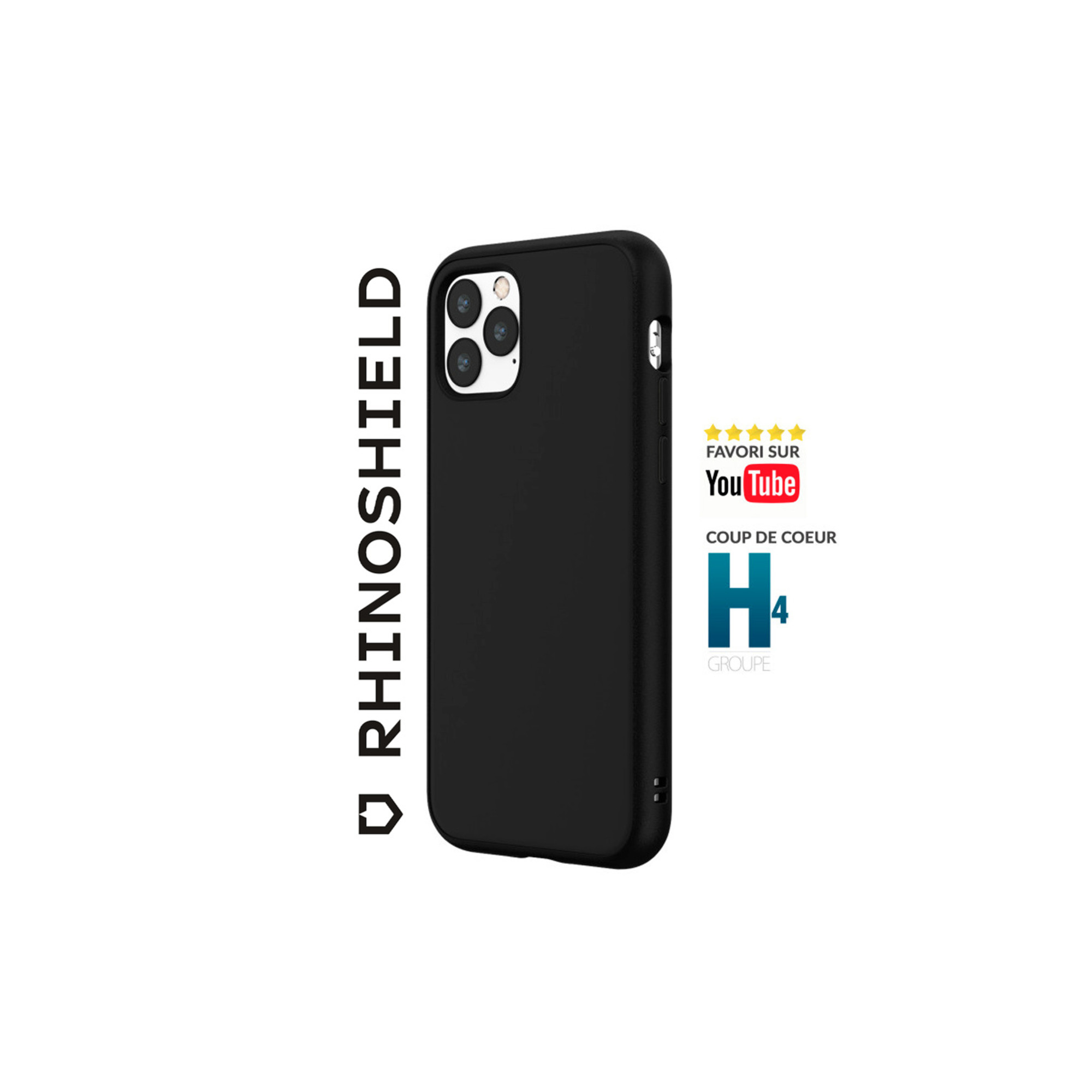 Coque RHINOSHIELD iPhone 11 SolidSuit noir