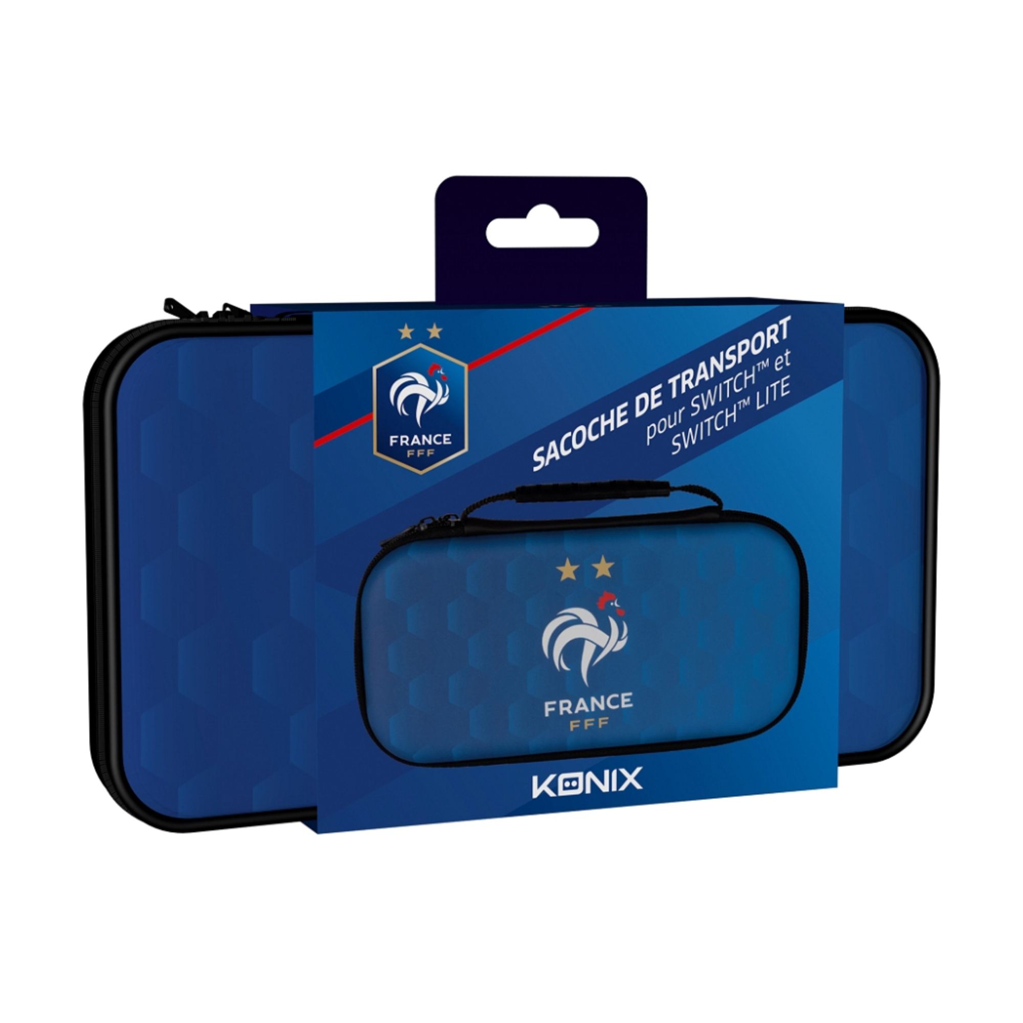 KONIX Housse pour Nintendo Switch Blason Fédération Française de Football - vue 2