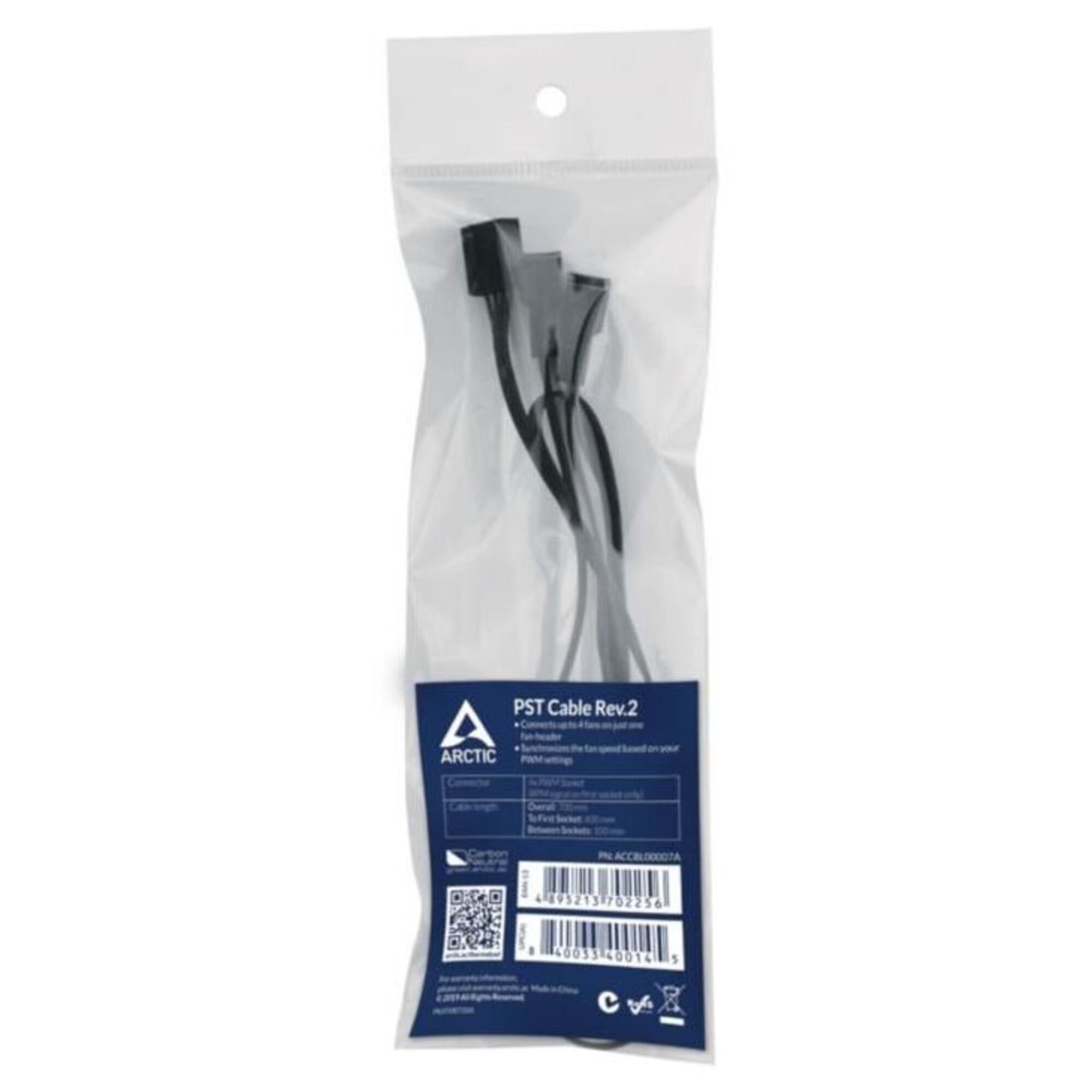 Arctic 4 Pin PWM Fan Splitter Cable - vue 2