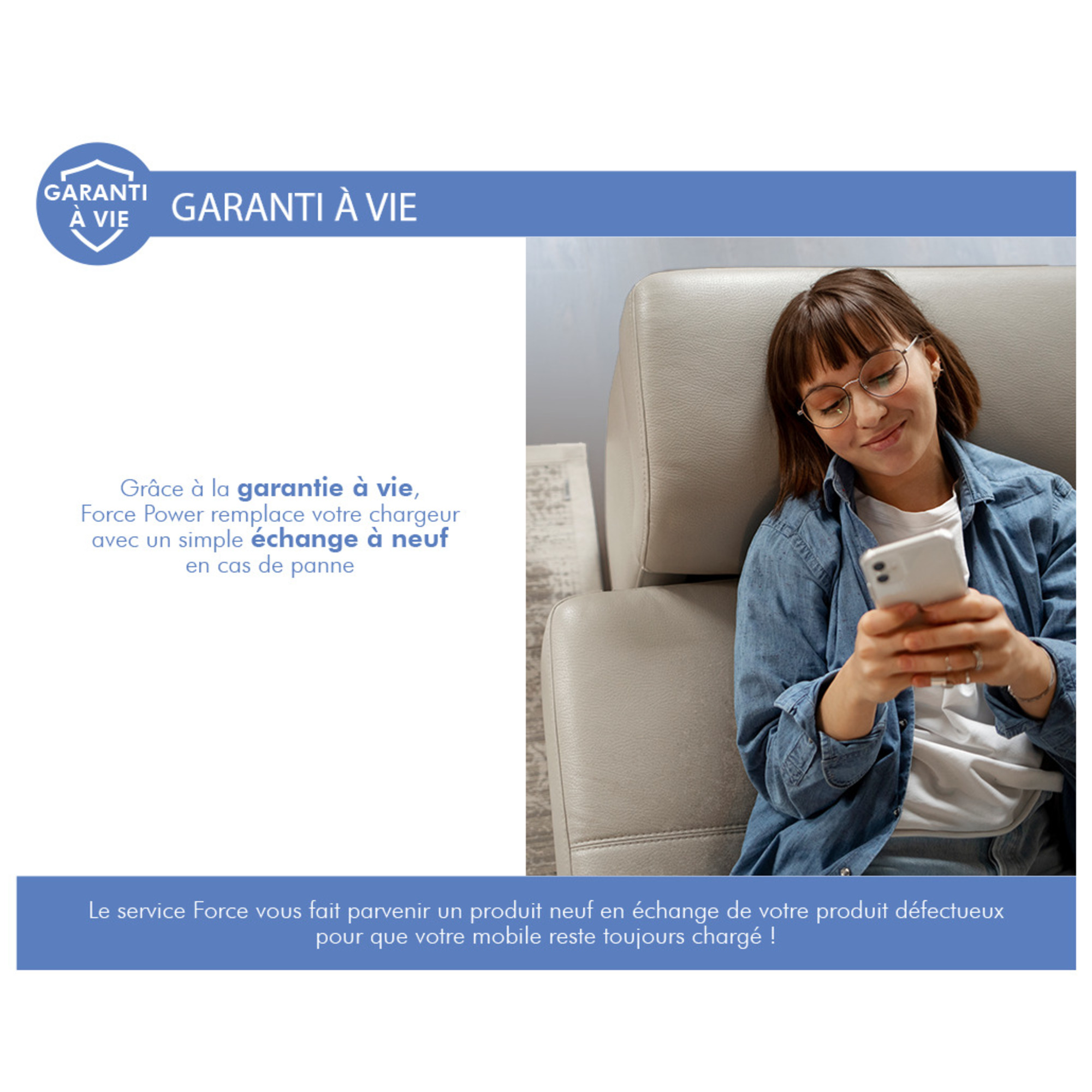 Câble renforcé Lightning MFI C89 2m - vue 3