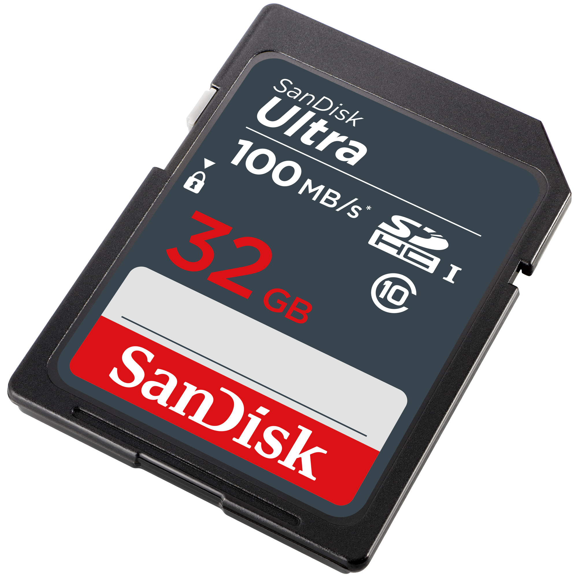 SanDisk Ultra 32GB SDHC Mem Card 100MB/s 32 Go UHS-I Classe 10 - Neuf