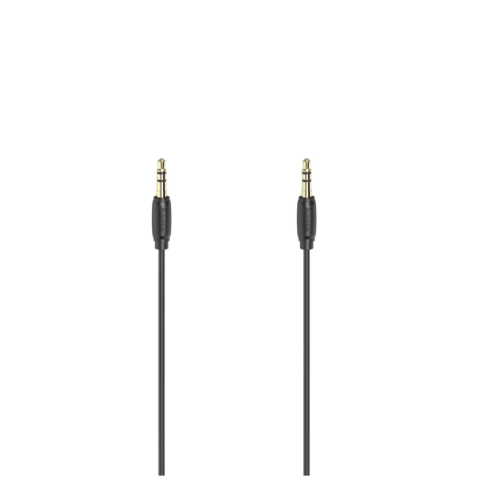 Hama 00205117 câble audio 0,5 m 3,5mm Noir - Neuf