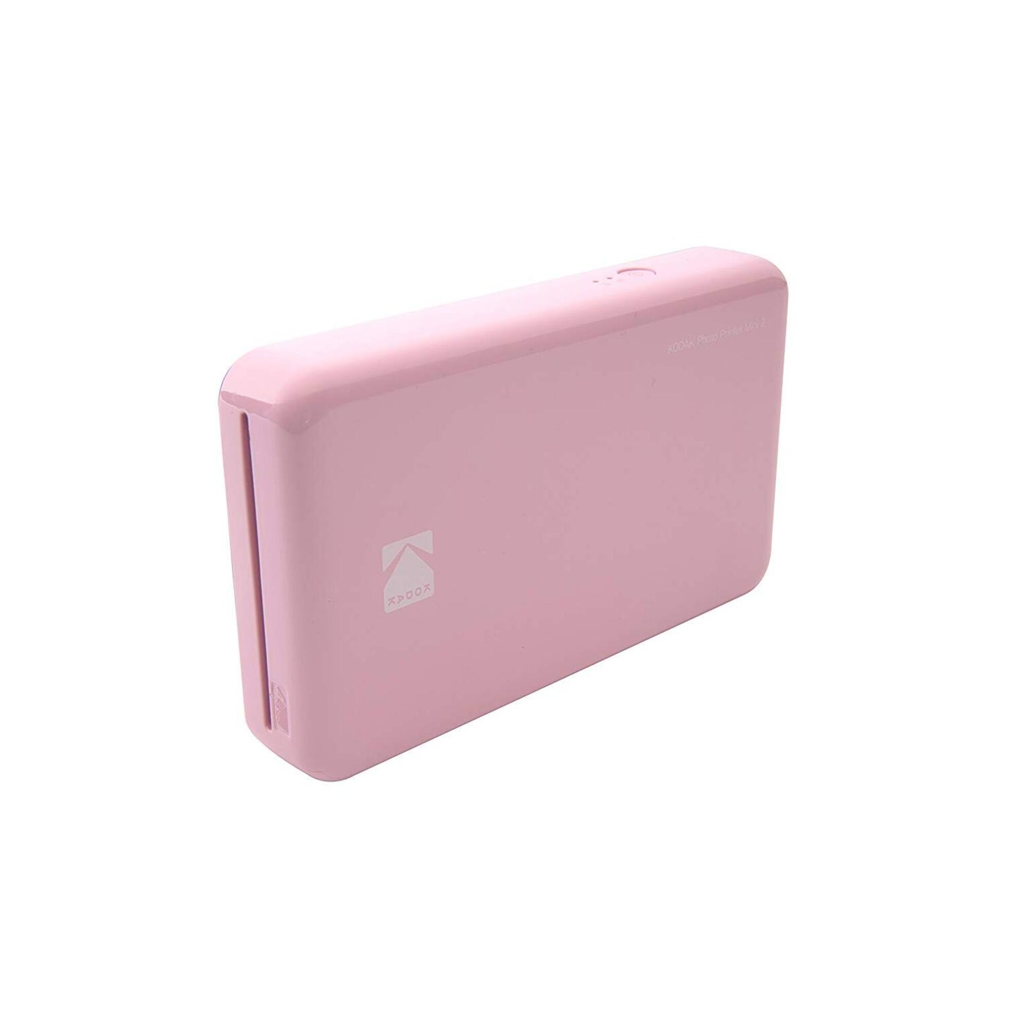 KODAK Pack Imprimante Photo Printer PM220 et cartouche MSC20 - Photos 5.4 * 8.6 cm, WIFI, Compatible avec iOS et Android - Rose - Neuf
