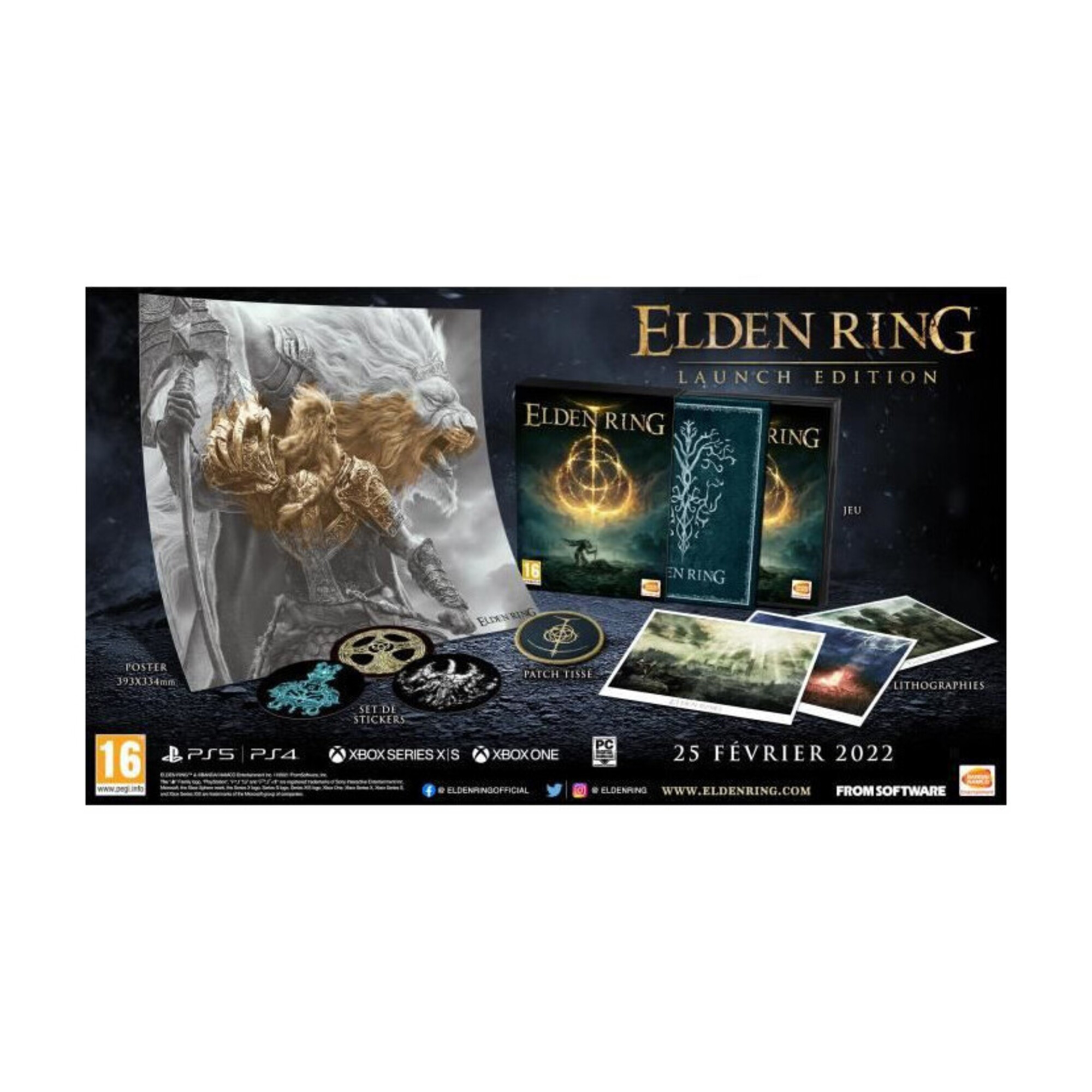 ELDEN RING Launch Edition Jeu Xbox Series X et Xbox One Neuf - vue 3