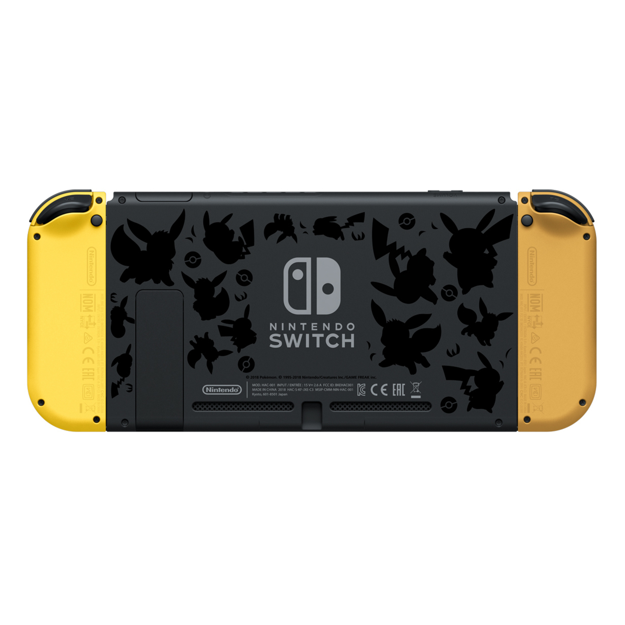 Switch & Pokémon: Let's Go, Evoli! - Console de jeux portables 15,8 cm (6.2 ) 32 Go Wifi Noir, Jaune - Bon état