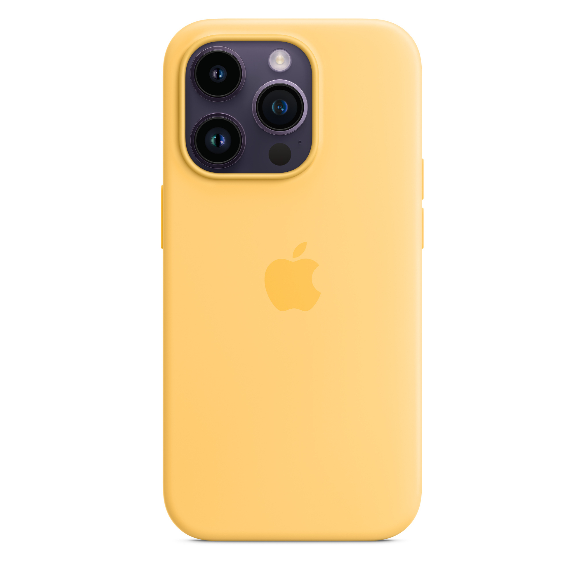 Coque en silicone MagSafe pour 'Apple iPhone 14 Pro Sunglow - vue 2
