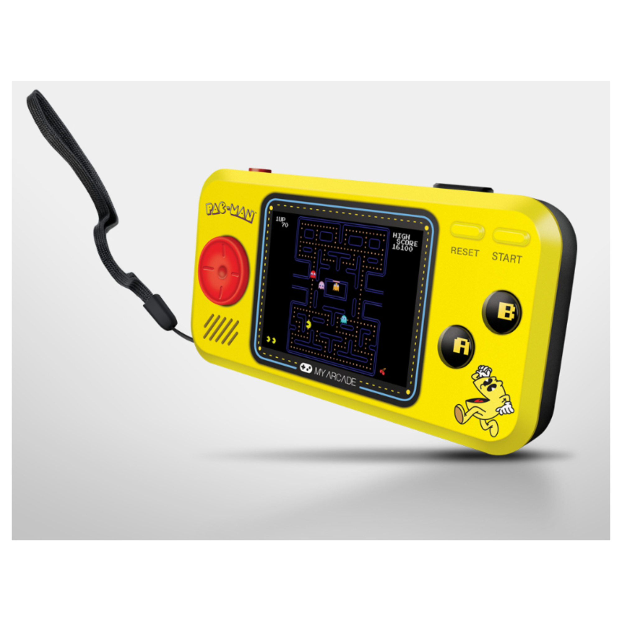 Console portable My Arcade Retro Handheld Pac Man Jaune plateforme - vue 3