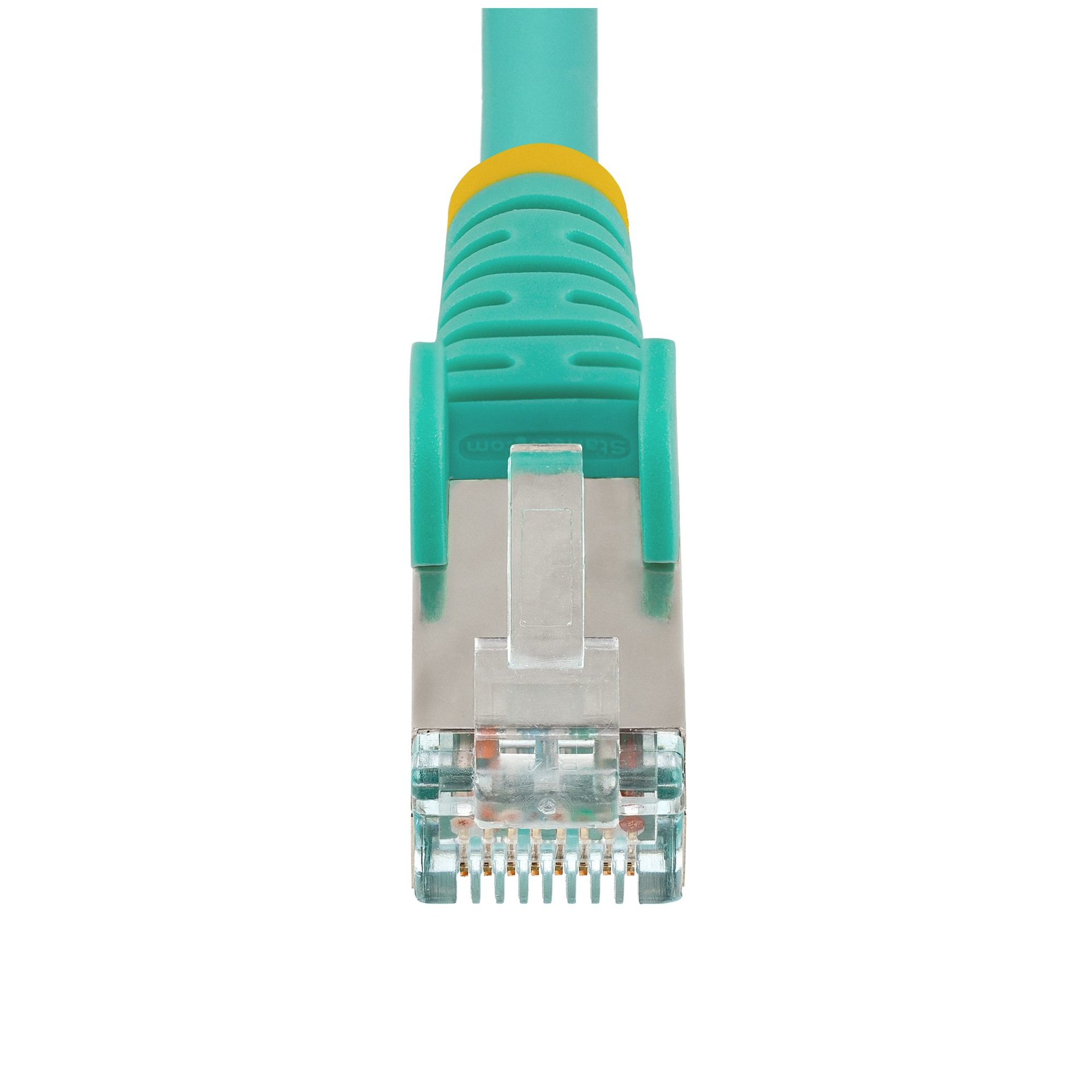 StarTech.com Câble Ethernet CAT6a 7m Low Smoke Zero Halogen LSZH 10 Gigabit 500MHz PoE RJ45 /FTP Cordon de Raccordement Réseau Snagless avec Décharge de Tension Neuf - vue 2