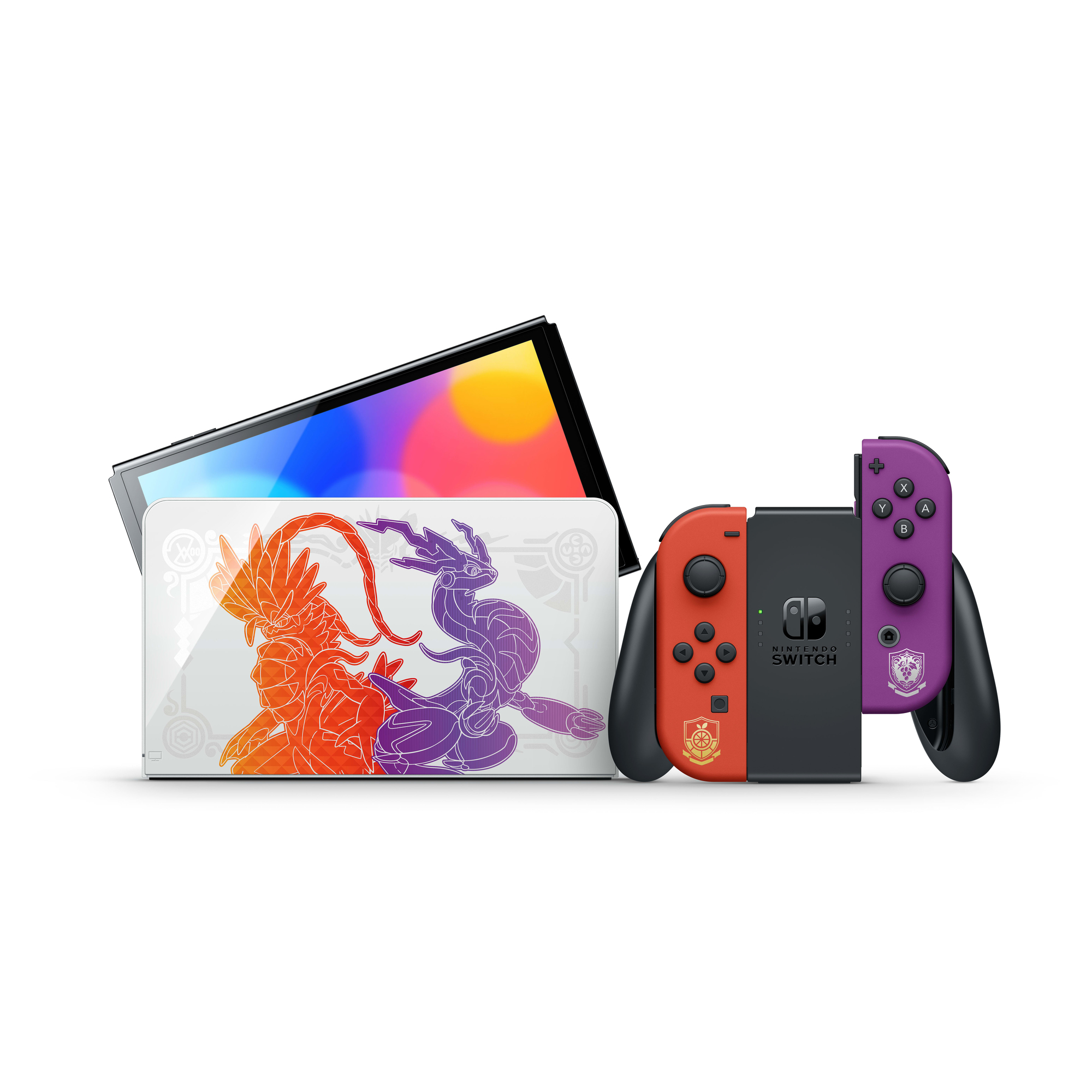 Switch Oled Ed. Pokémon Ecarlate & Violet Edition - Console de jeux portables 17,8 cm (7 ) 64 Go Écran tactile Wifi - Très bon état