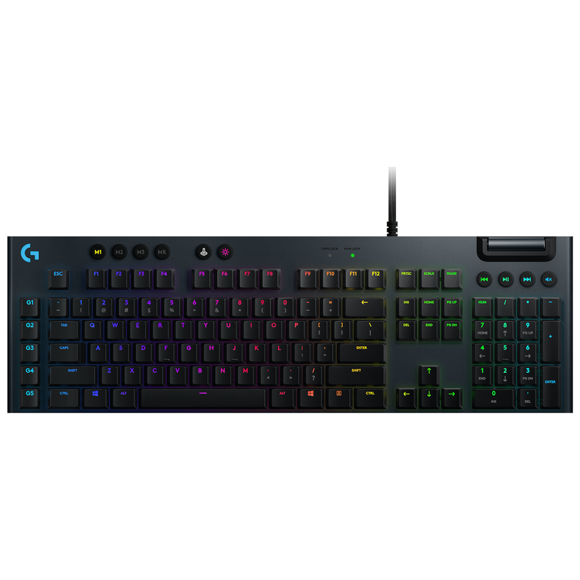 Logitech G 920-008988 clavier Jouer USB Espagnole Charbon - Neuf