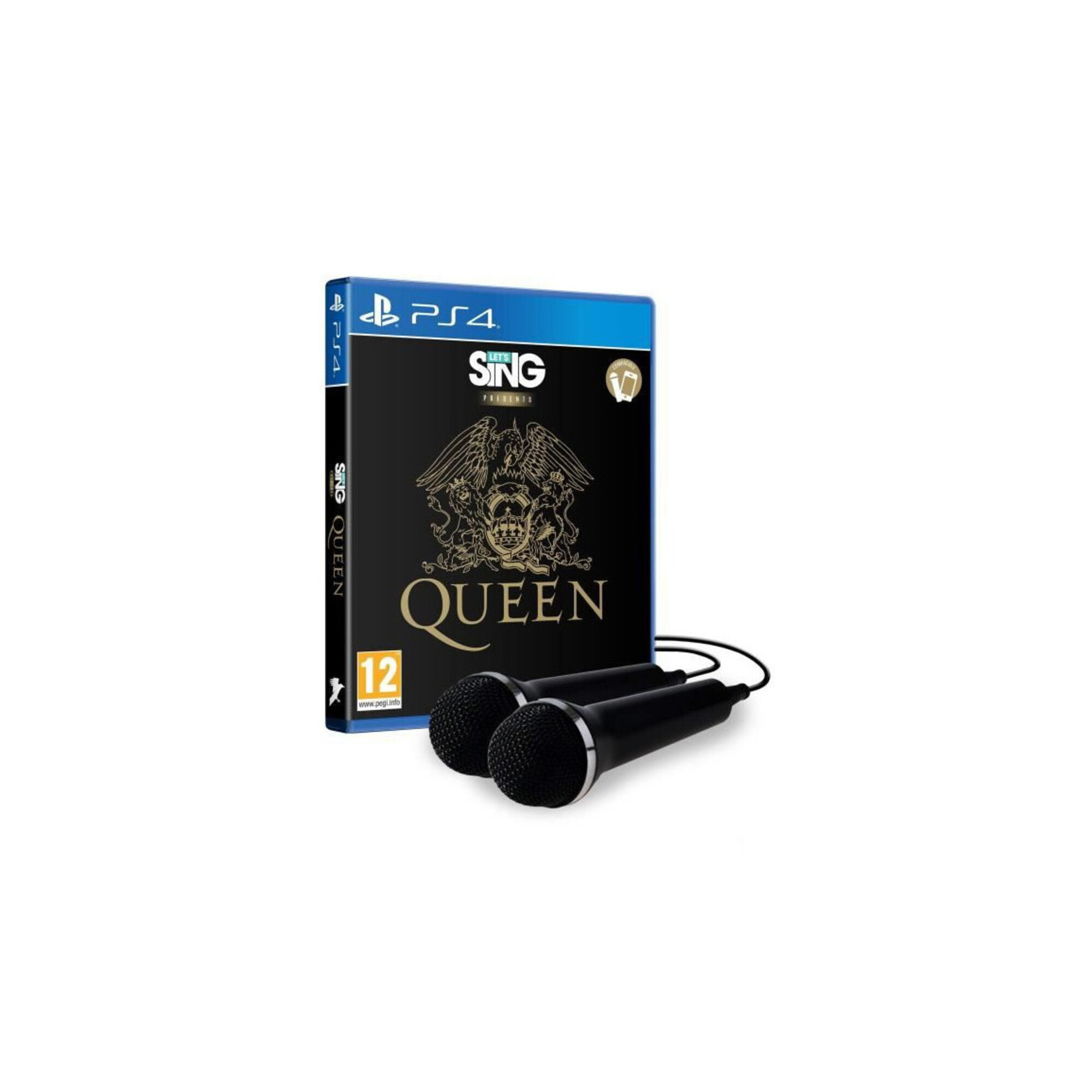 Lets Sing Queen + 2 Micros Jeu PS4 - Neuf