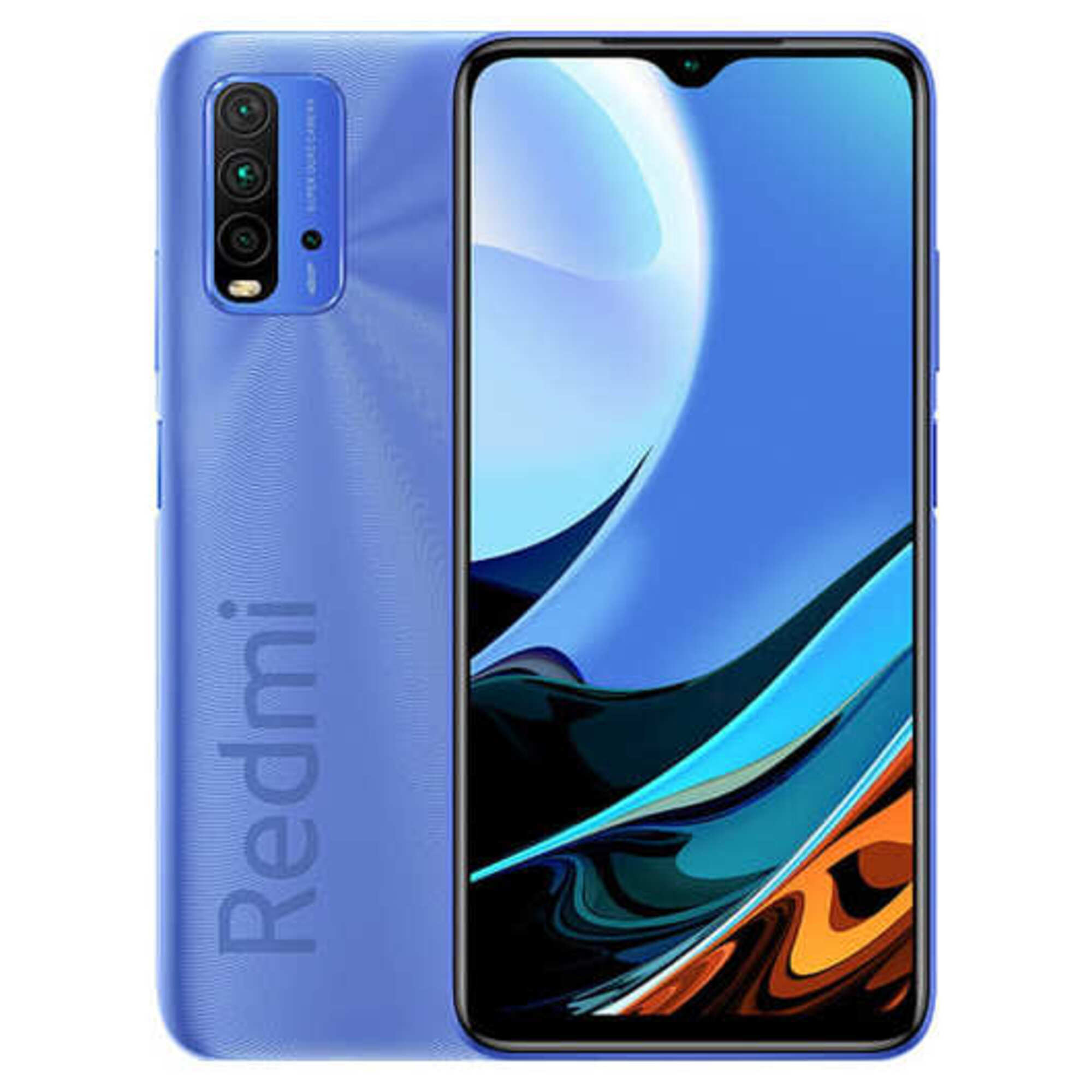 Redmi 9T 64 Go, Bleu, débloqué - Bon état