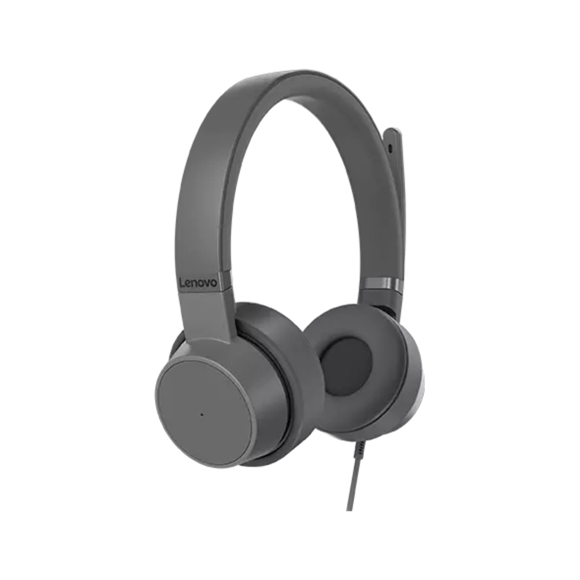 Lenovo GXD1C99243 écouteur/casque Avec fil Arceau Appels/Musique USB Type-C Gris - Neuf