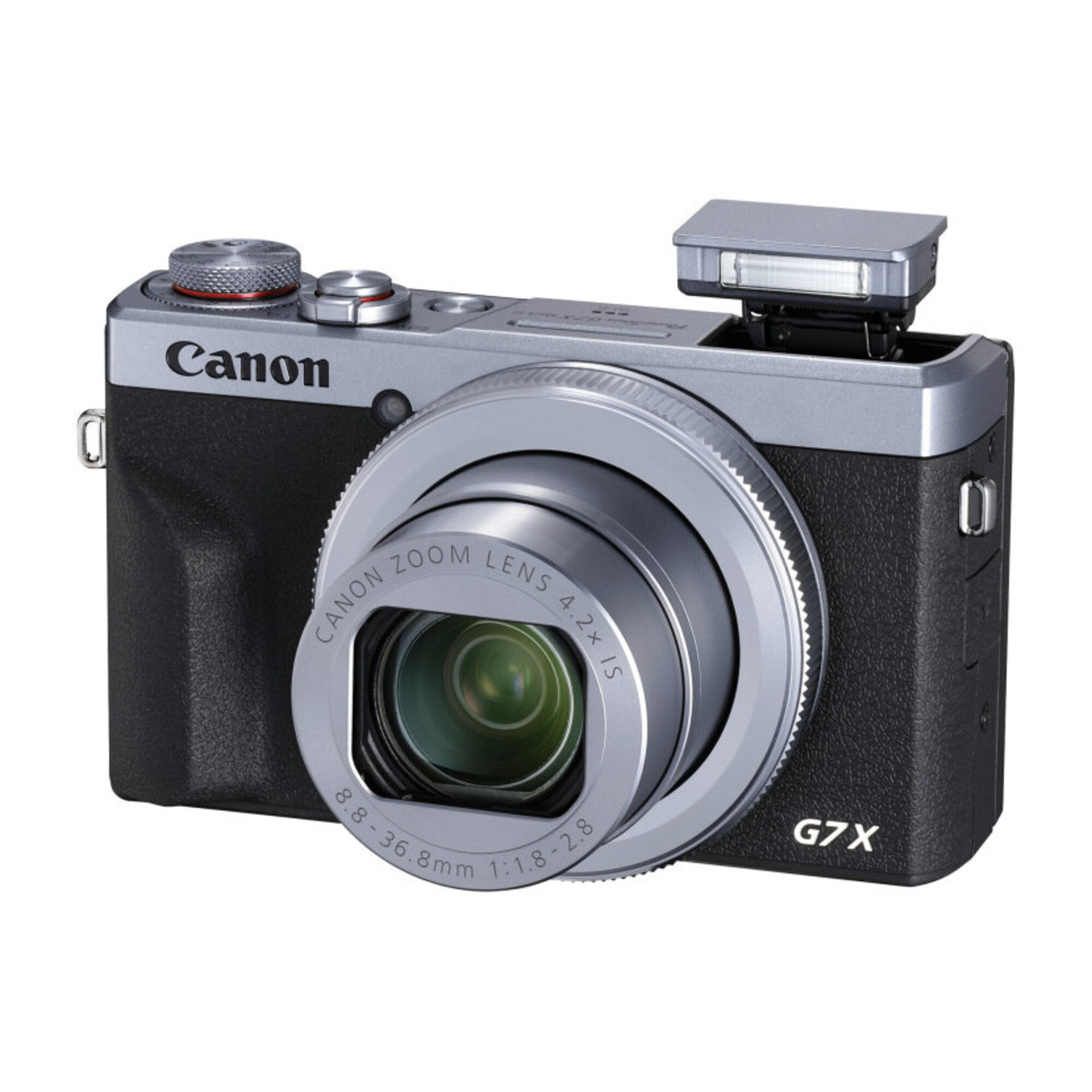 Appareil photo Compact PowerShot G7X Mark III Silver Pour Vlogging + 2e Batterie, Argent - Neuf