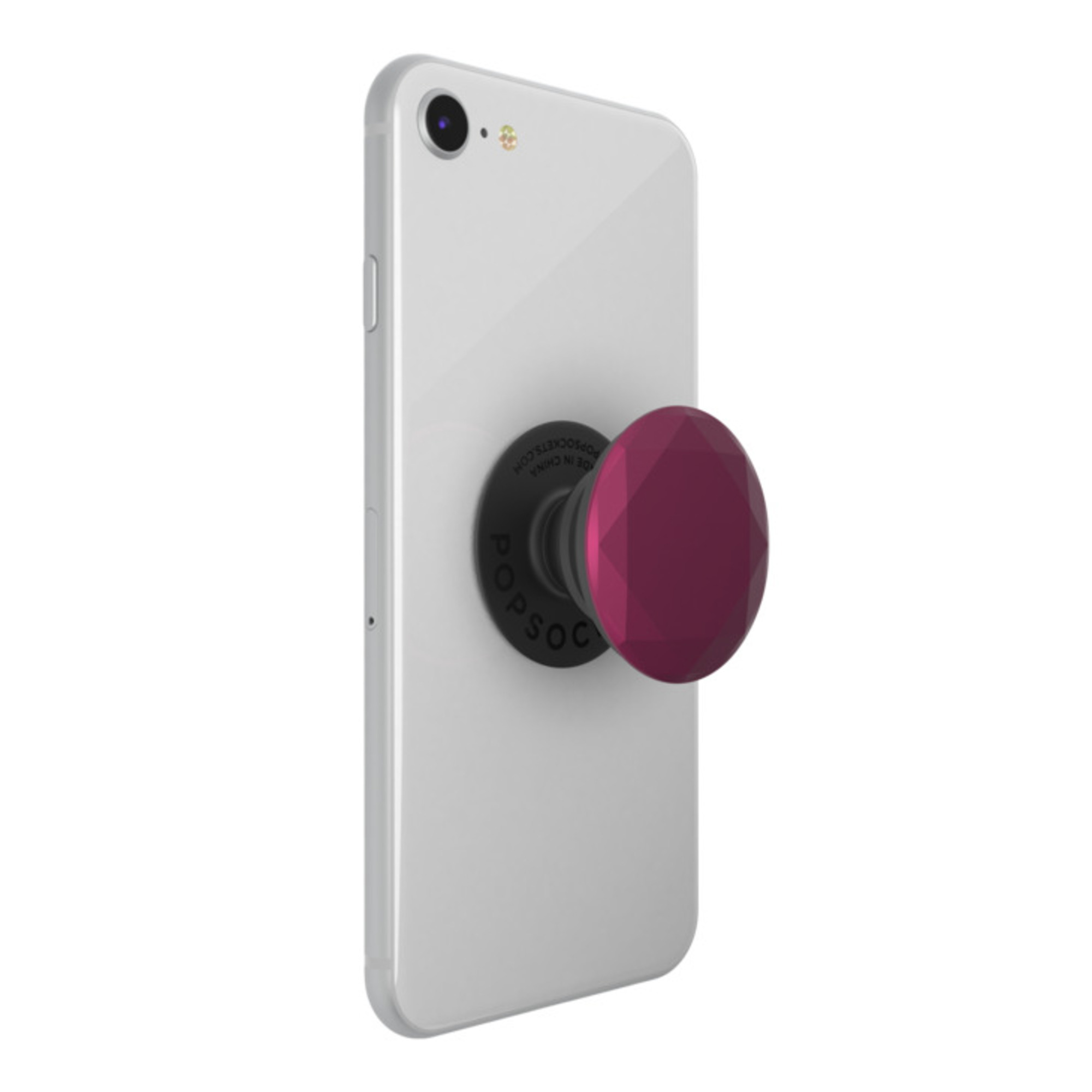 PopSockets PopGrip, Diamant Métallique Prune - Neuf