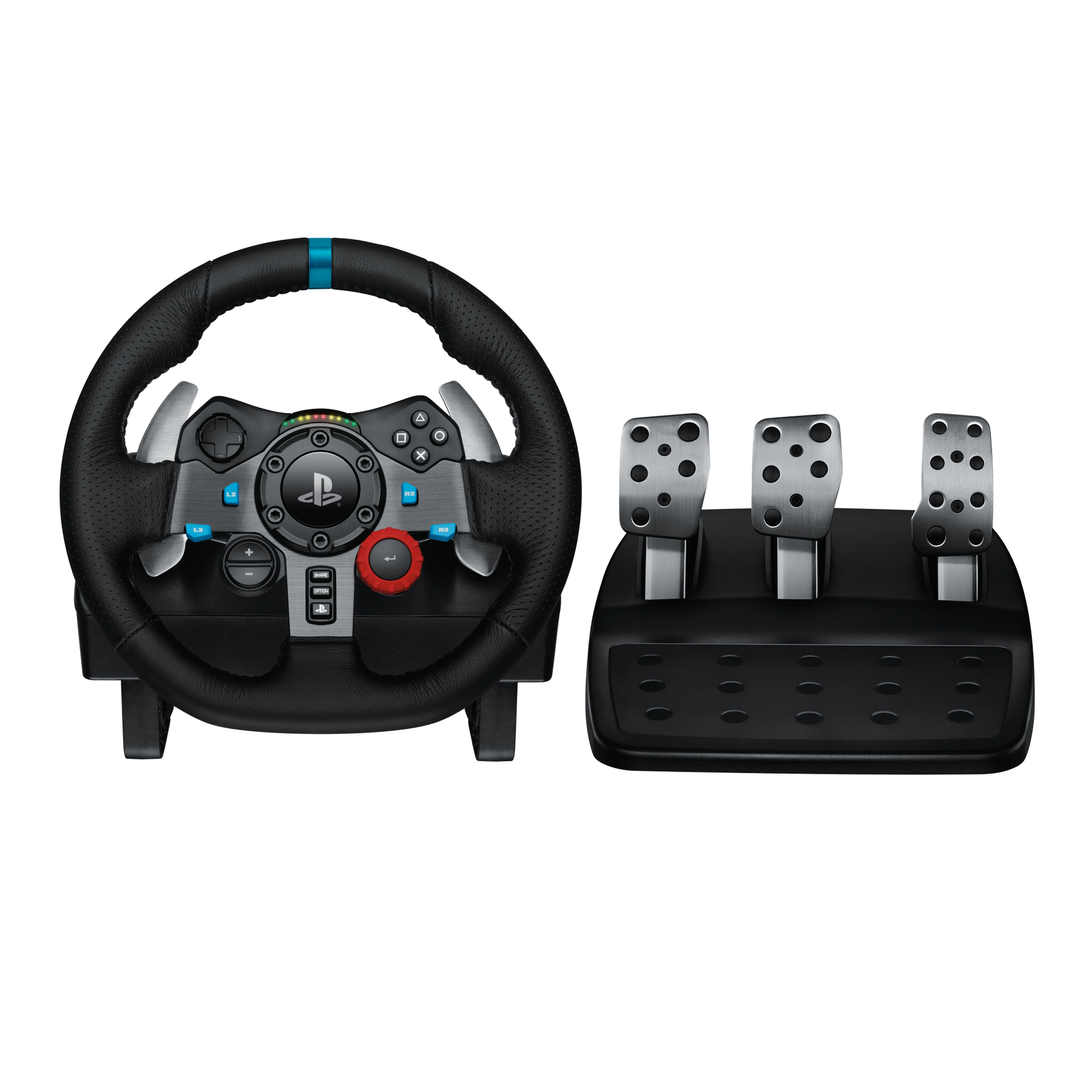 Volant Et Pédalier G29 Driving Force Ps4ps3pc Logitech Le Volant - vue 4
