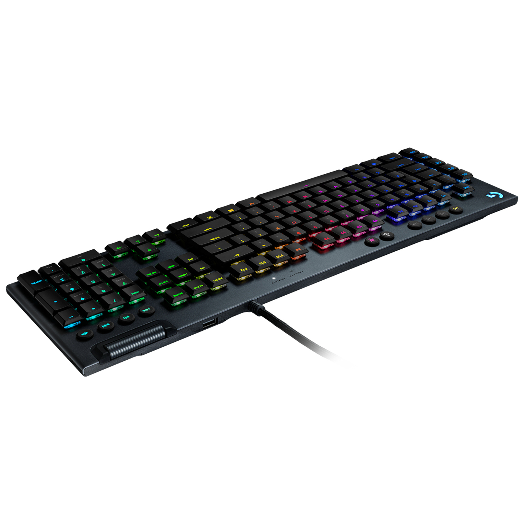 Logitech G G815 clavier Jouer USB Espagnole Charbon - Neuf