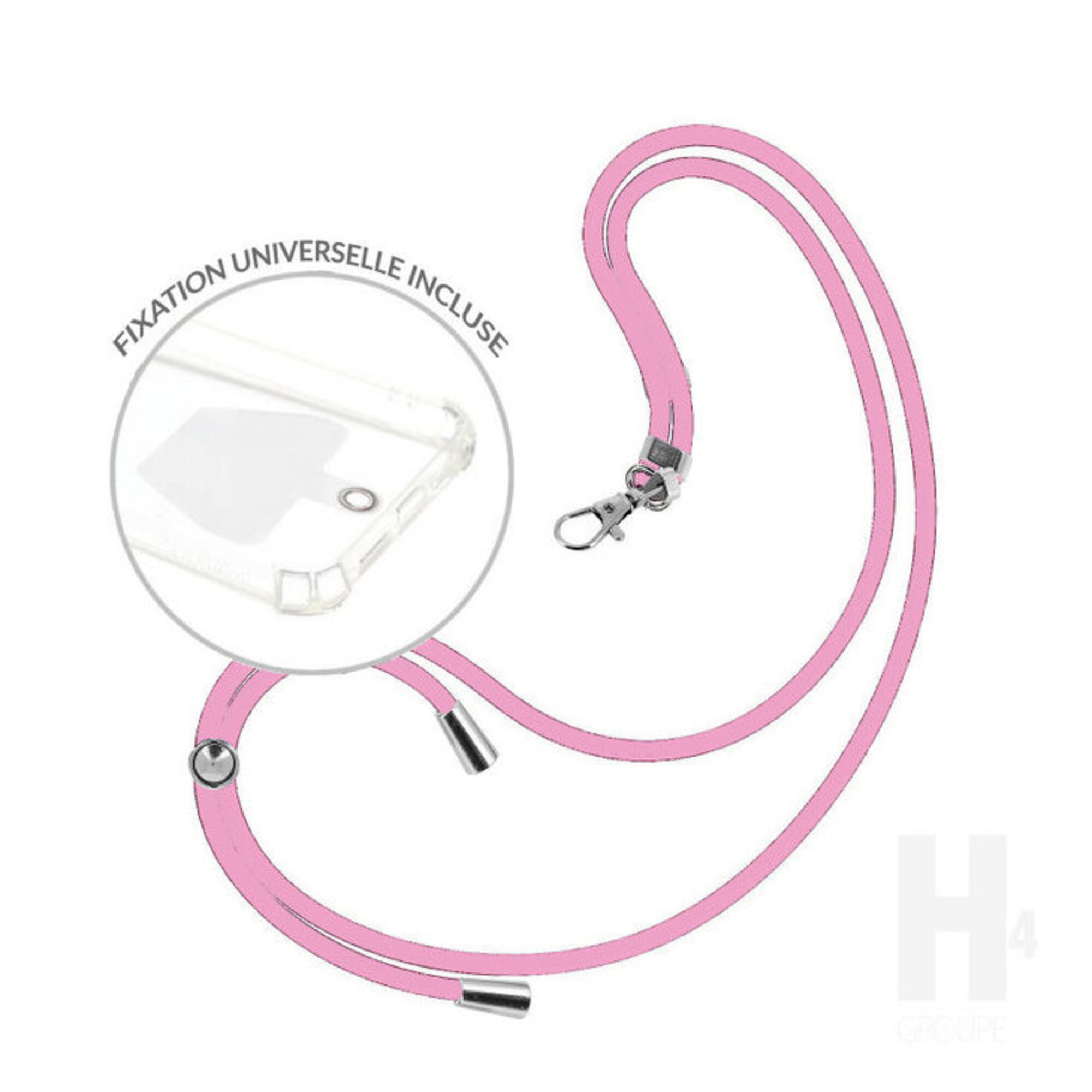 Tour de Cou Fashion en Nylon avec Fixation Universelle Neuf - vue 4