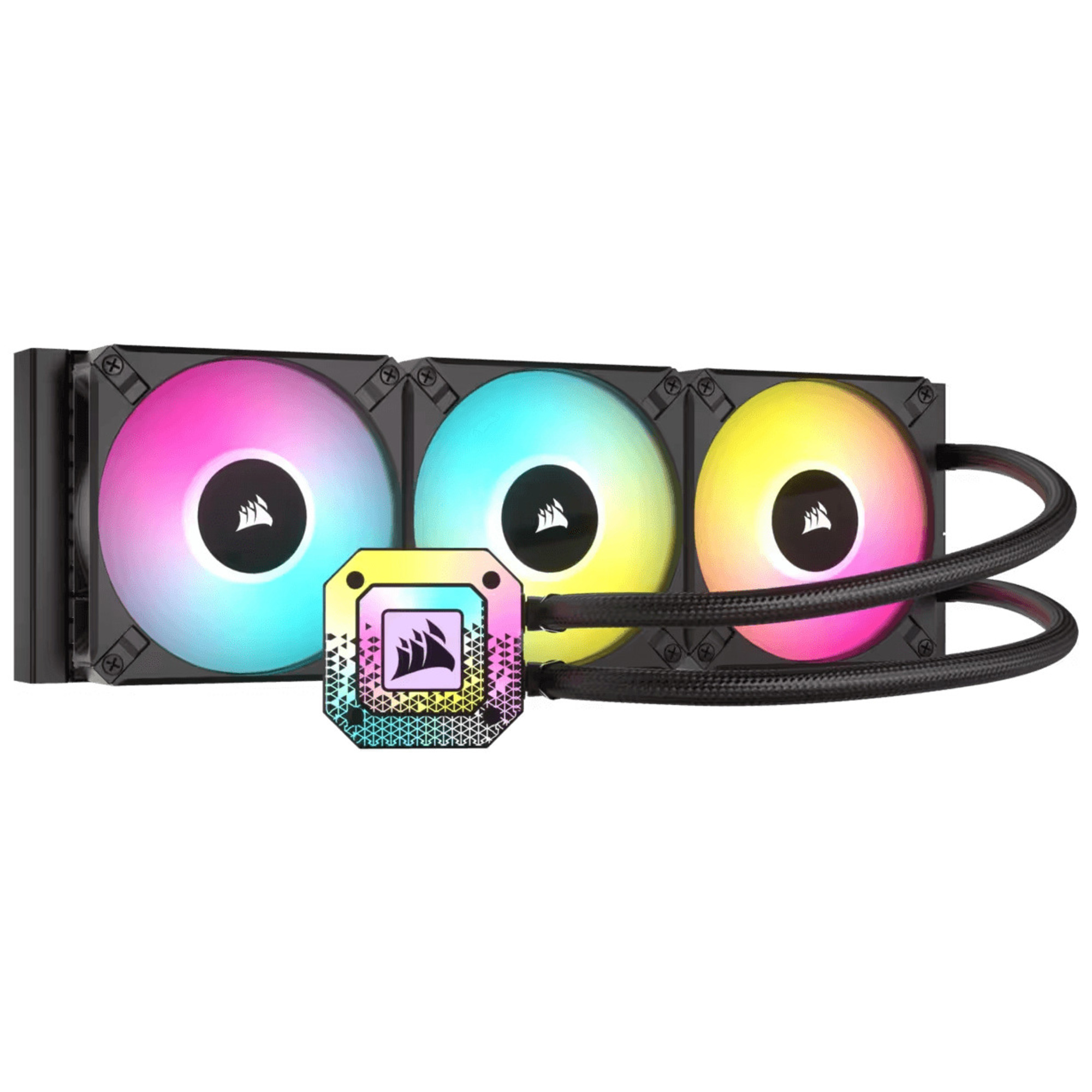 Corsair iCUE H150i ELITE CAPELLIX XT 360mm CW 9060070 WW# - vue 3