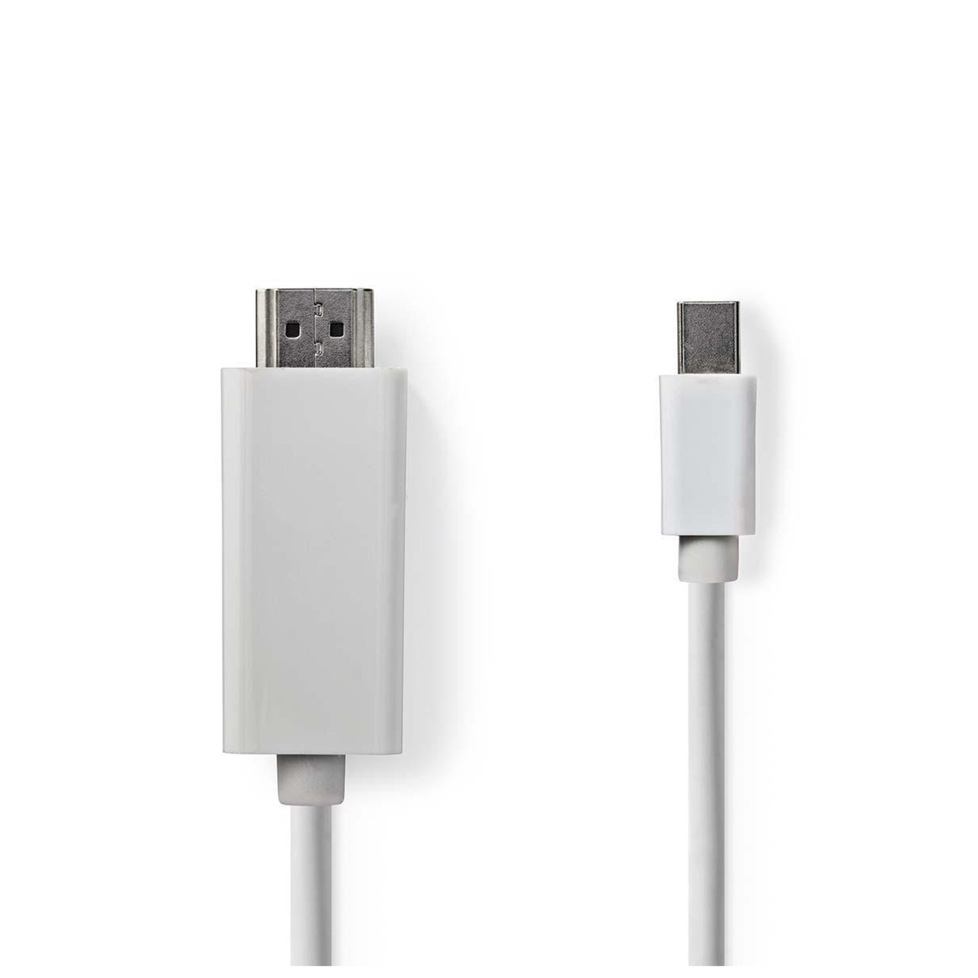 Nedis CCGP37600WT20 câble vidéo et adaptateur 2 m Mini DisplayPort HDMI Blanc - Neuf