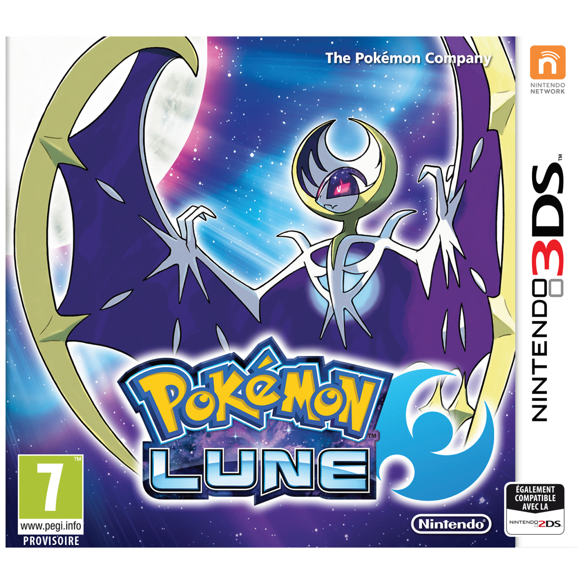 Nintendo Pokémon Lune Standard Allemand, Anglais, Chinois Simplifié, Coréen, Espagnol, Français, Italien, Japonais Nintendo 3DS - Excellent État