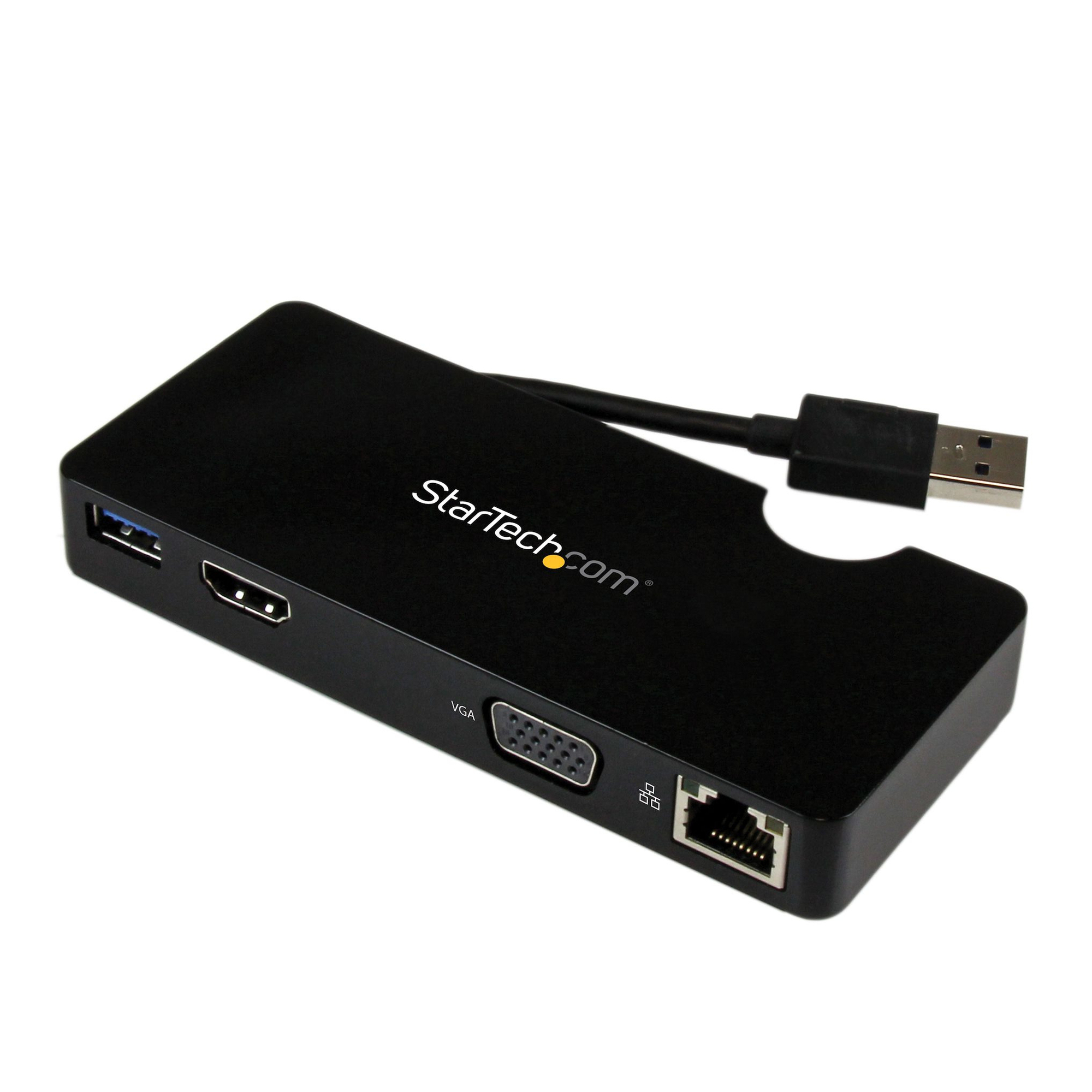 StarTech.com Mini station d'accueil USB 3.0 universelle pour ordinateur portable avec HDMI ou VGA Gigabit Ethernet USB 3.0 Neuf