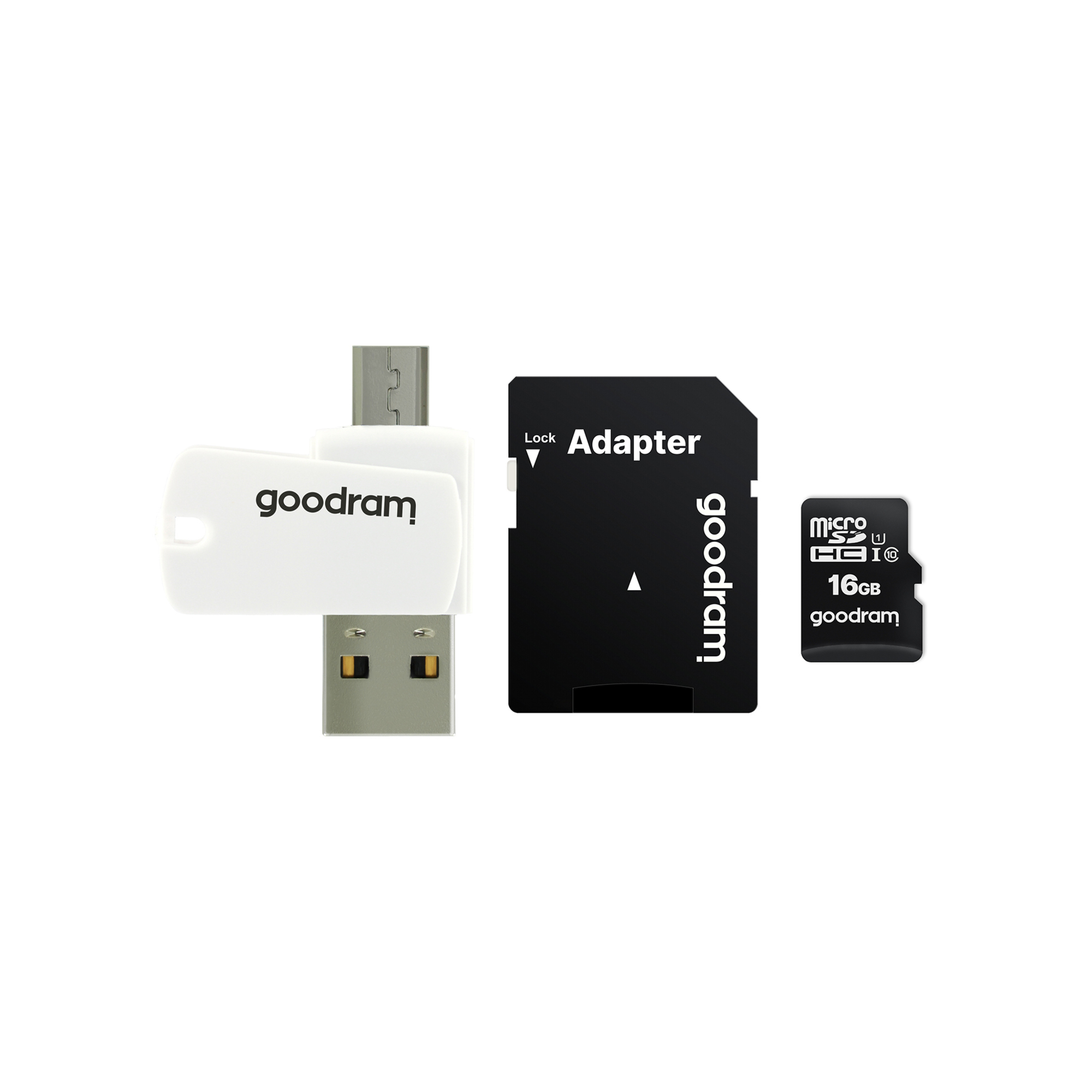 Goodram M1A4 All in One MicroSDHC UHS I Classe 10 Neuf