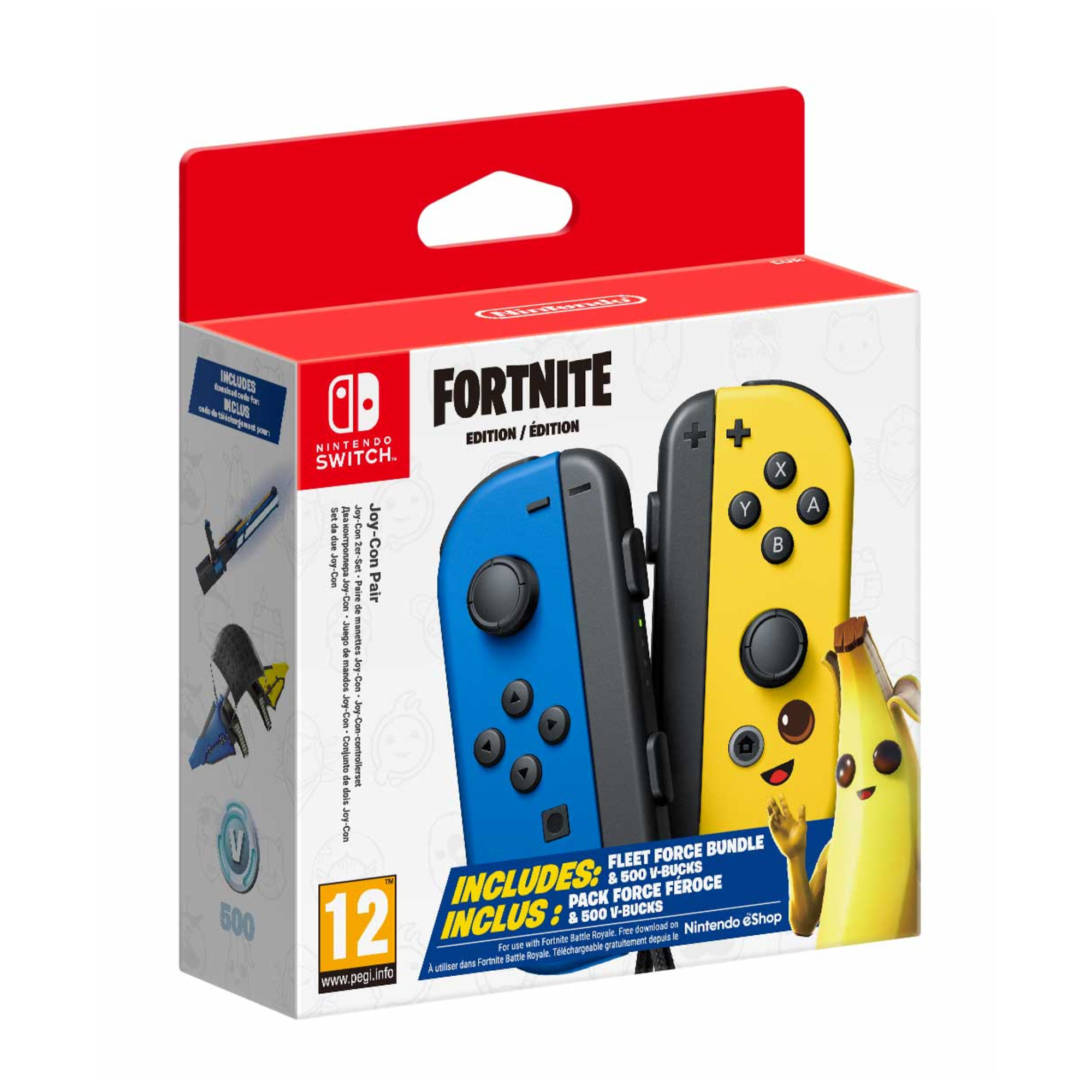Nintendo Switch Joy Con /R Fortnite Fleet Force Bundle Jaune Bluetooth Manette de jeu AnalogiqueNumérique Nintendo Switch Très bon état - vue 3