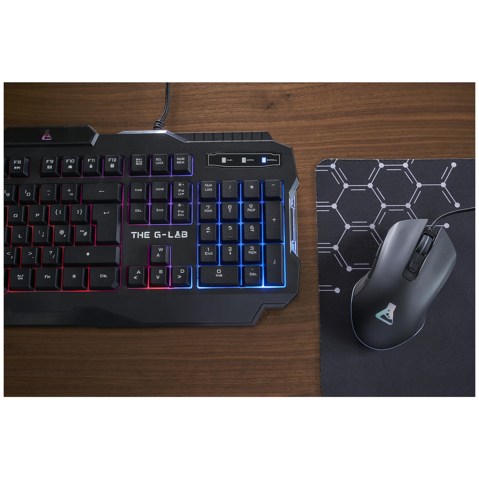 The G Lab Combo Helium clavier incluse Jouer USB AZERTY Français - vue 6