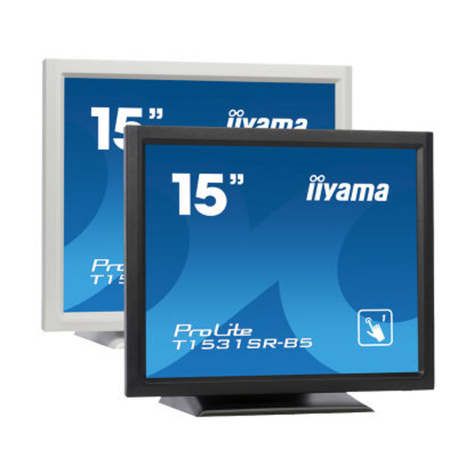 IIYAMA Écran LED ProLite T1531SR B5 15 Tactile 1024 x 768 TN 370 cdm² 700:1 8 ms HDMI VGA DisplayPort - vue 3