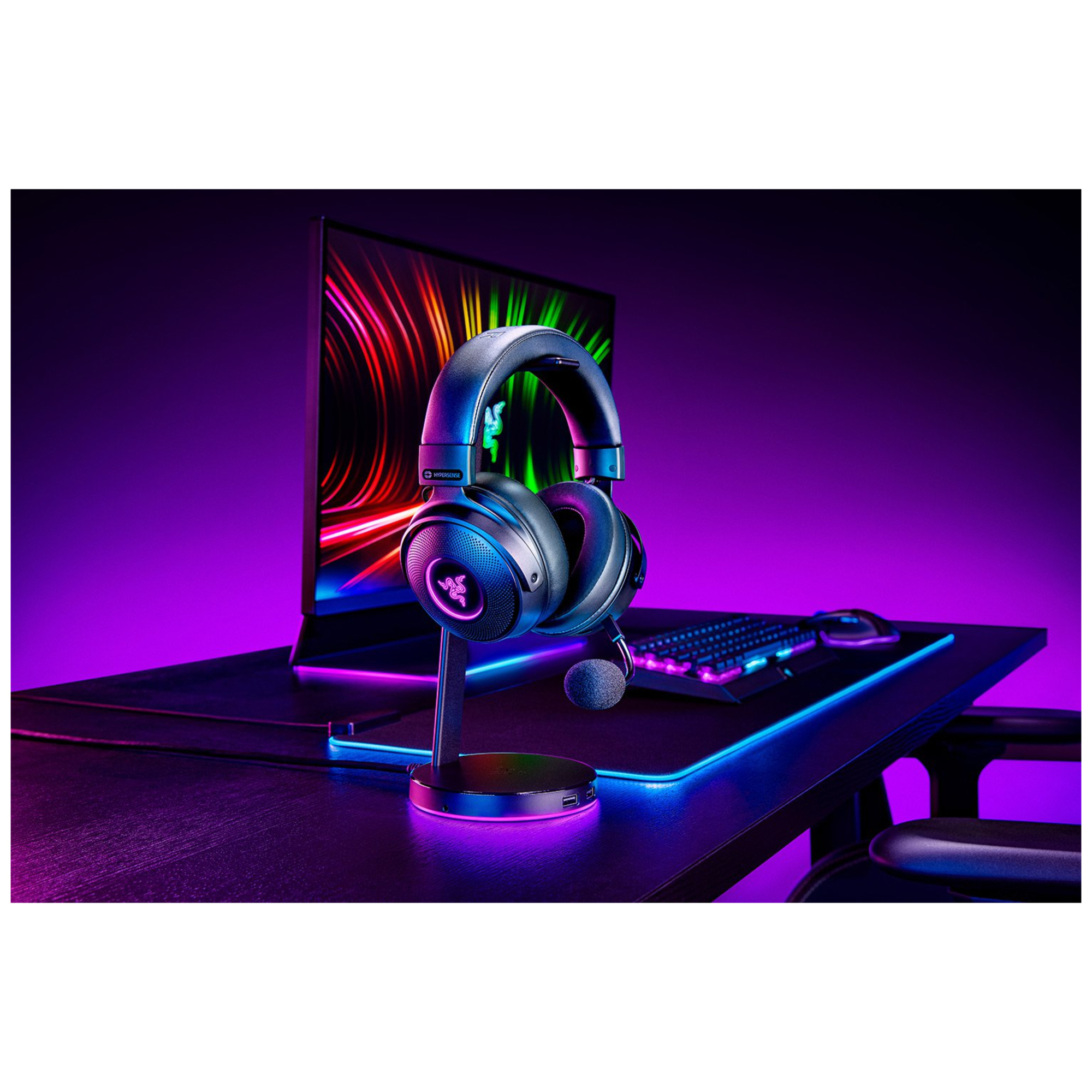 Razer Kraken V3 Pro Casque Avec fil &sans fil Arceau Jouer USB Type-A Noir - Neuf