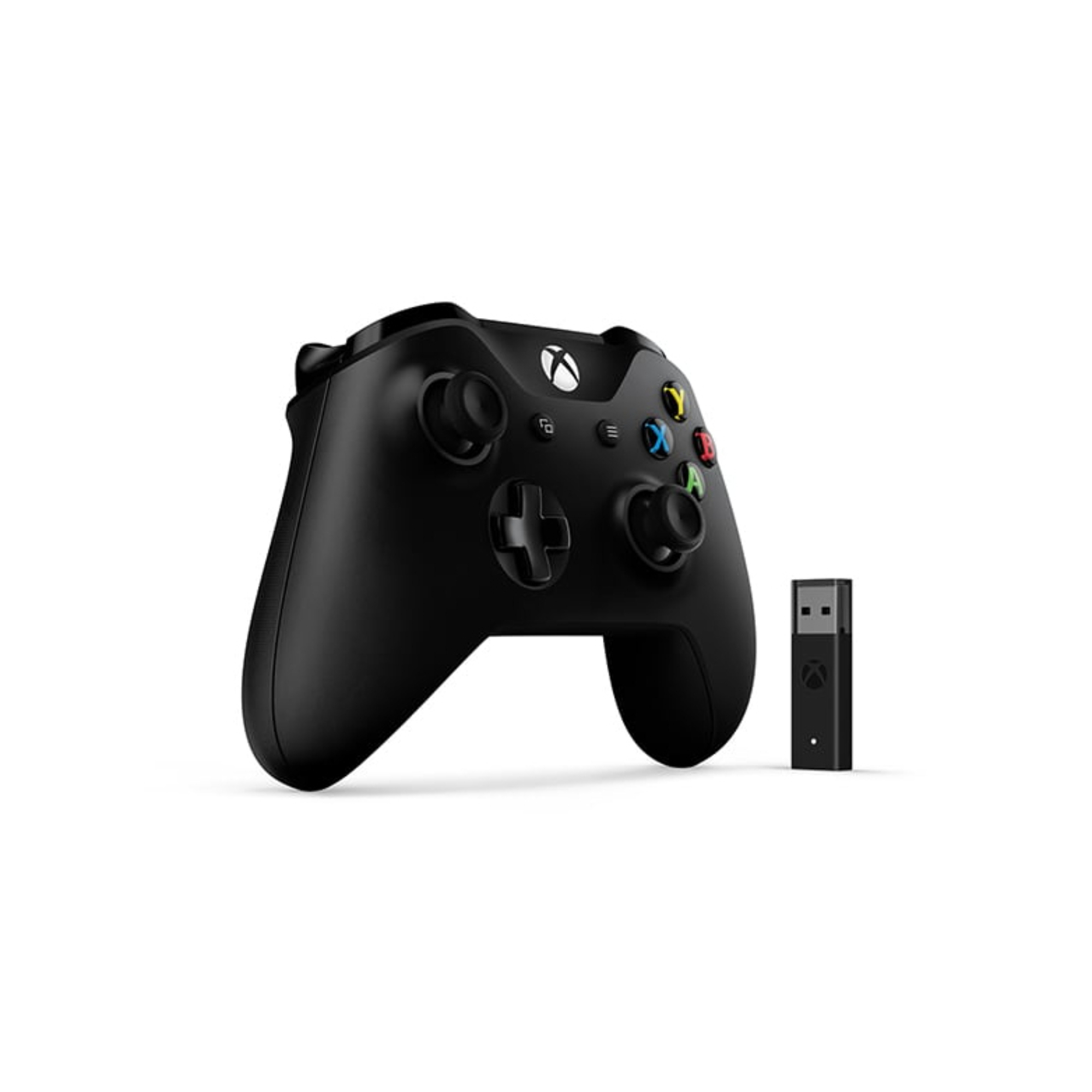 Microsoft Xbox Controller + Wireless Adapter Noir Manette de jeu PC, Xbox One - Excellent état