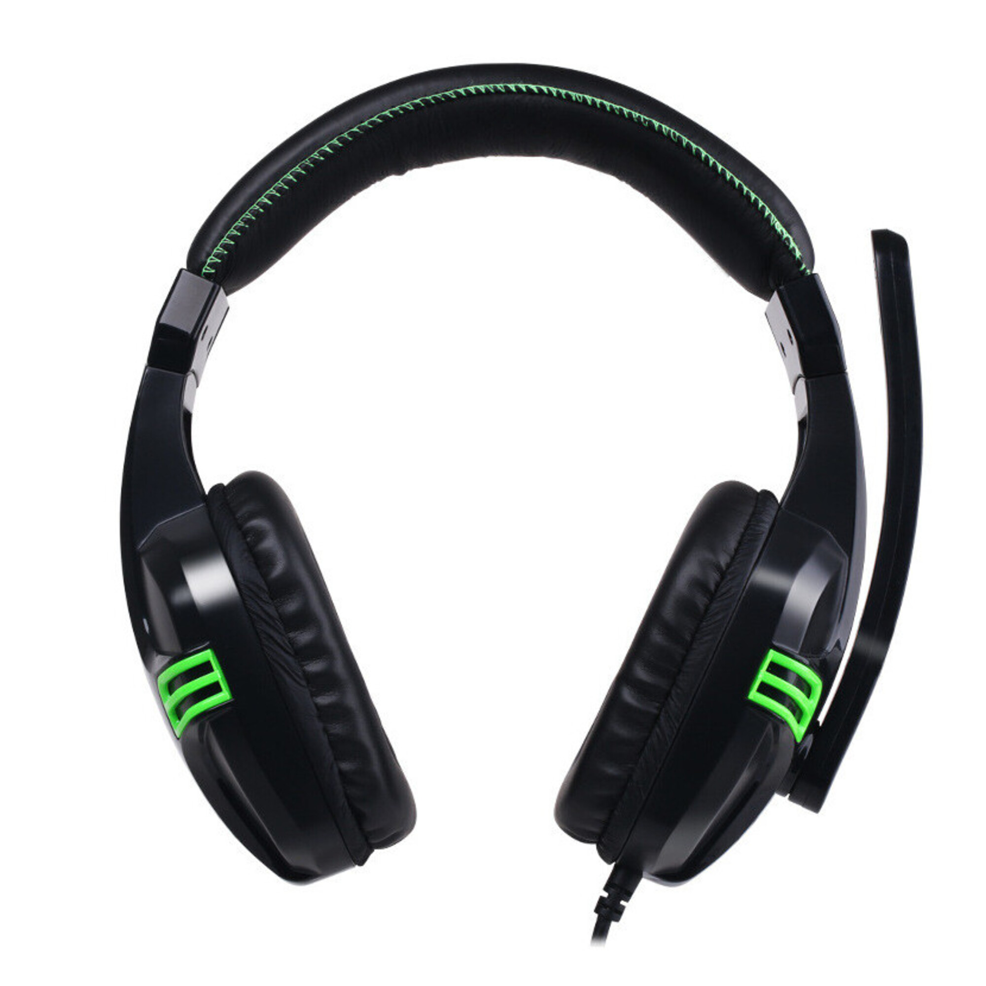 Casque Gamers avec Micro pour Mac et PC Smartphone Son Universel Reglage Jack Jeux Video (VERT) - Neuf