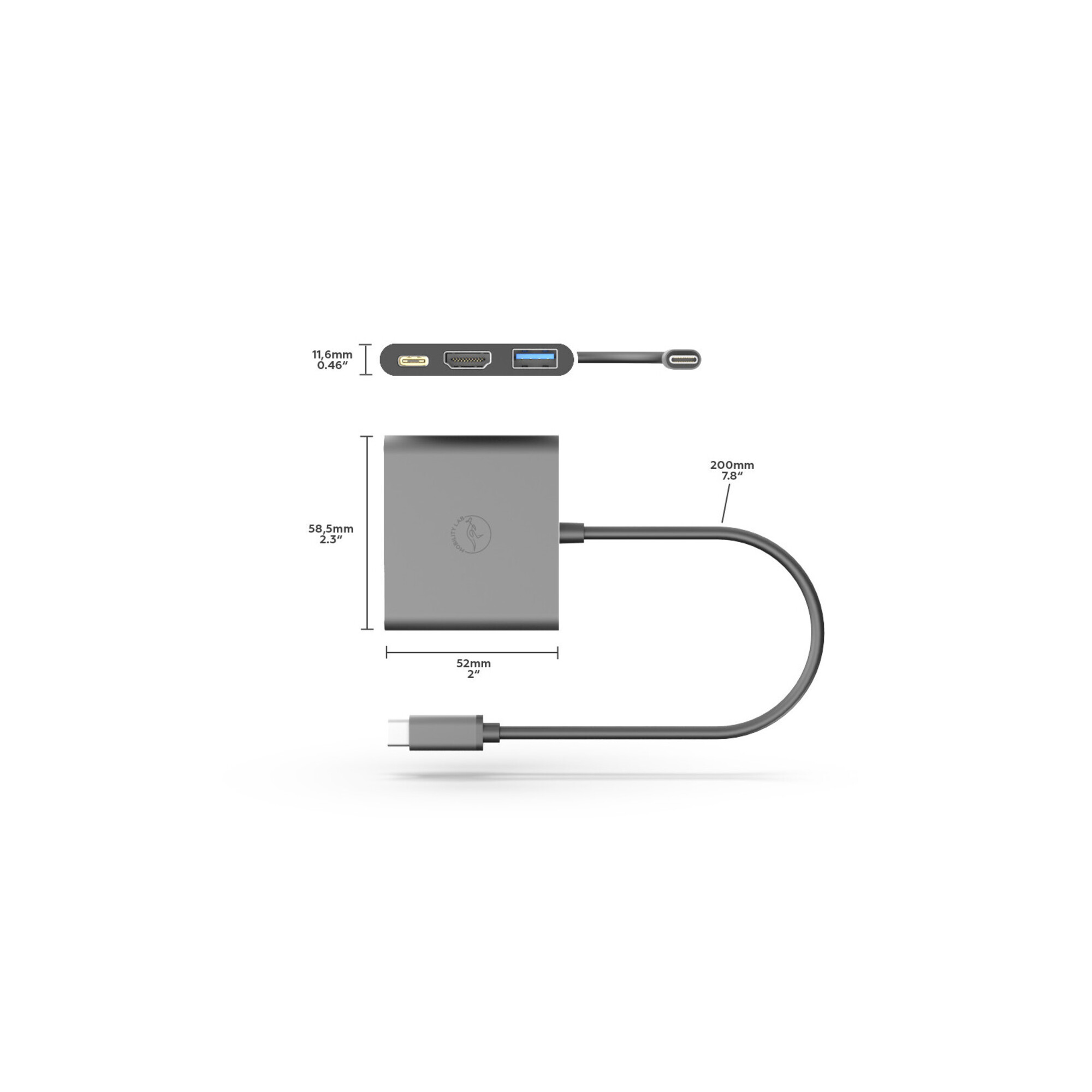 Mobility Lab Adaptateur multiport AV numérique USB-C - Neuf