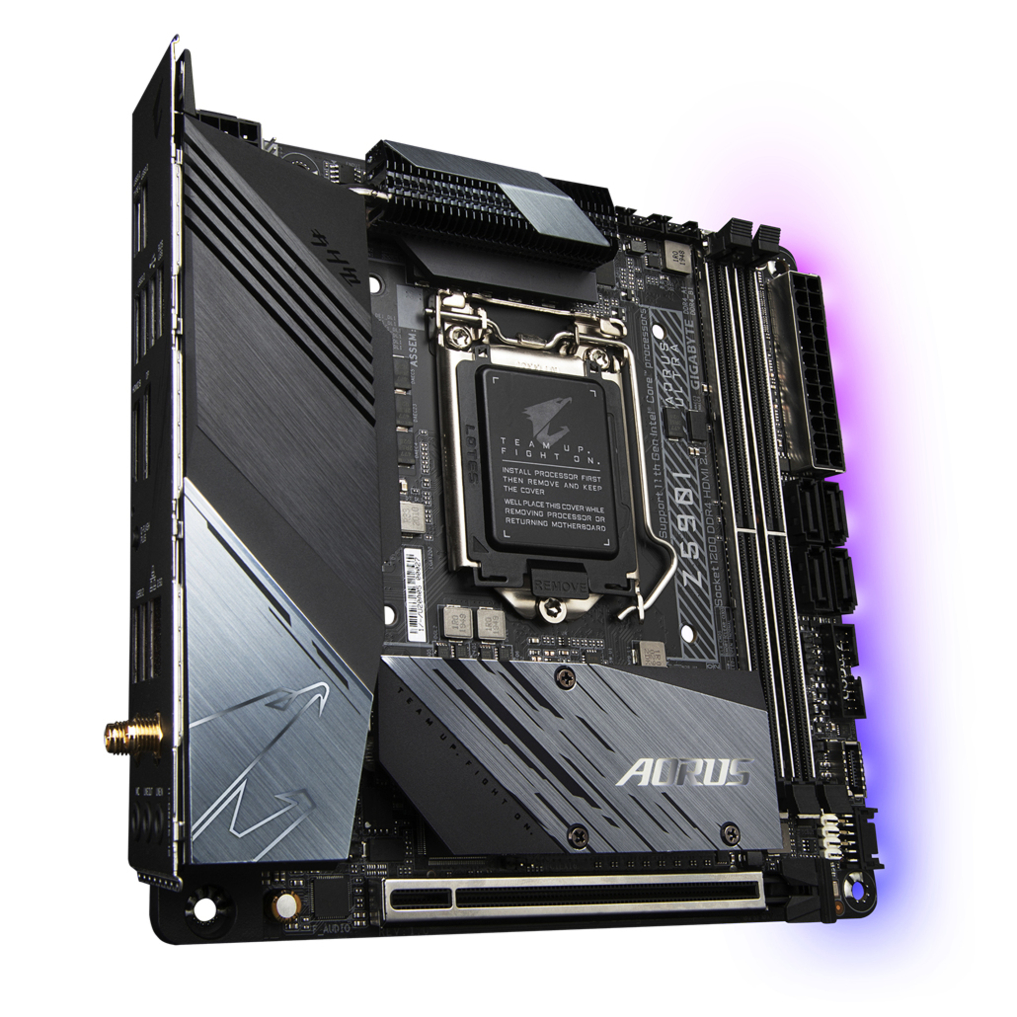 GIGABYTE Z590I AORUS ULTRA carte mère Intel Z590 LGA 1200 (Socket H5) mini ITX - Neuf