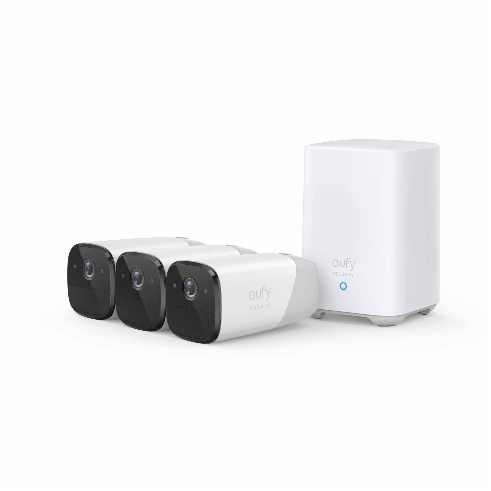 Eufy eufyCam 2 Pro 3 Cam Kit Balle forme Caméra de sécurité IP Intérieure et extérieure 2048 x 1080 pixels Mur Neuf