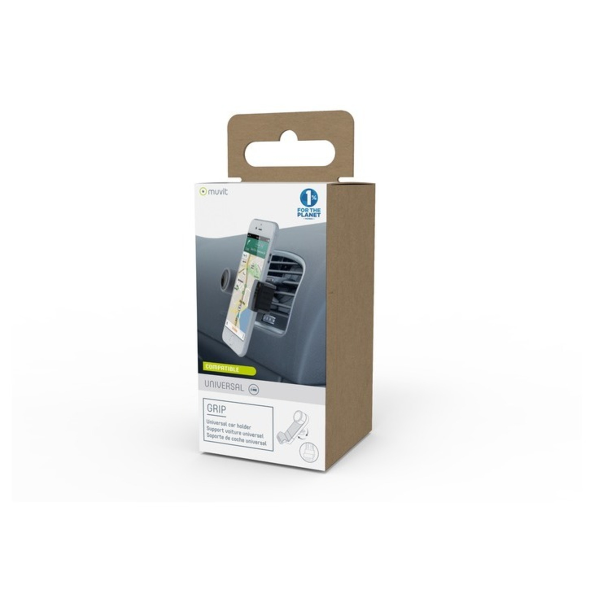 MUVIT Support Voiture GRIP GrillE 87MM - vue 3