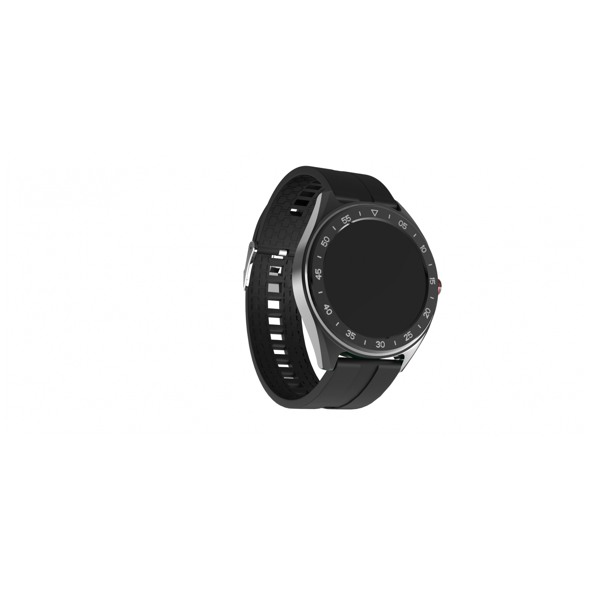 LENOVO Montre connectée à cadran rond, Noir - Neuf