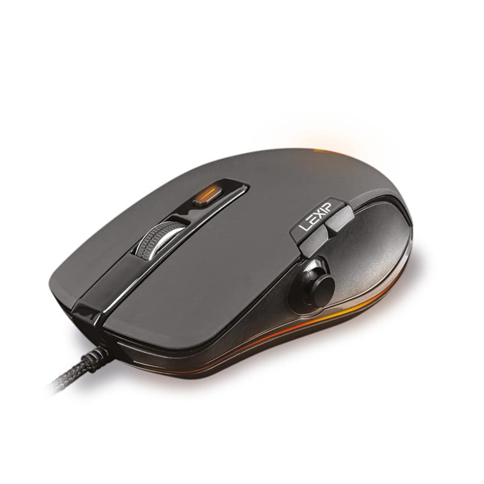 Souris Lexip Np93 Neptunium Alpha – Filaire, 12000 DPI, Joystick Interne