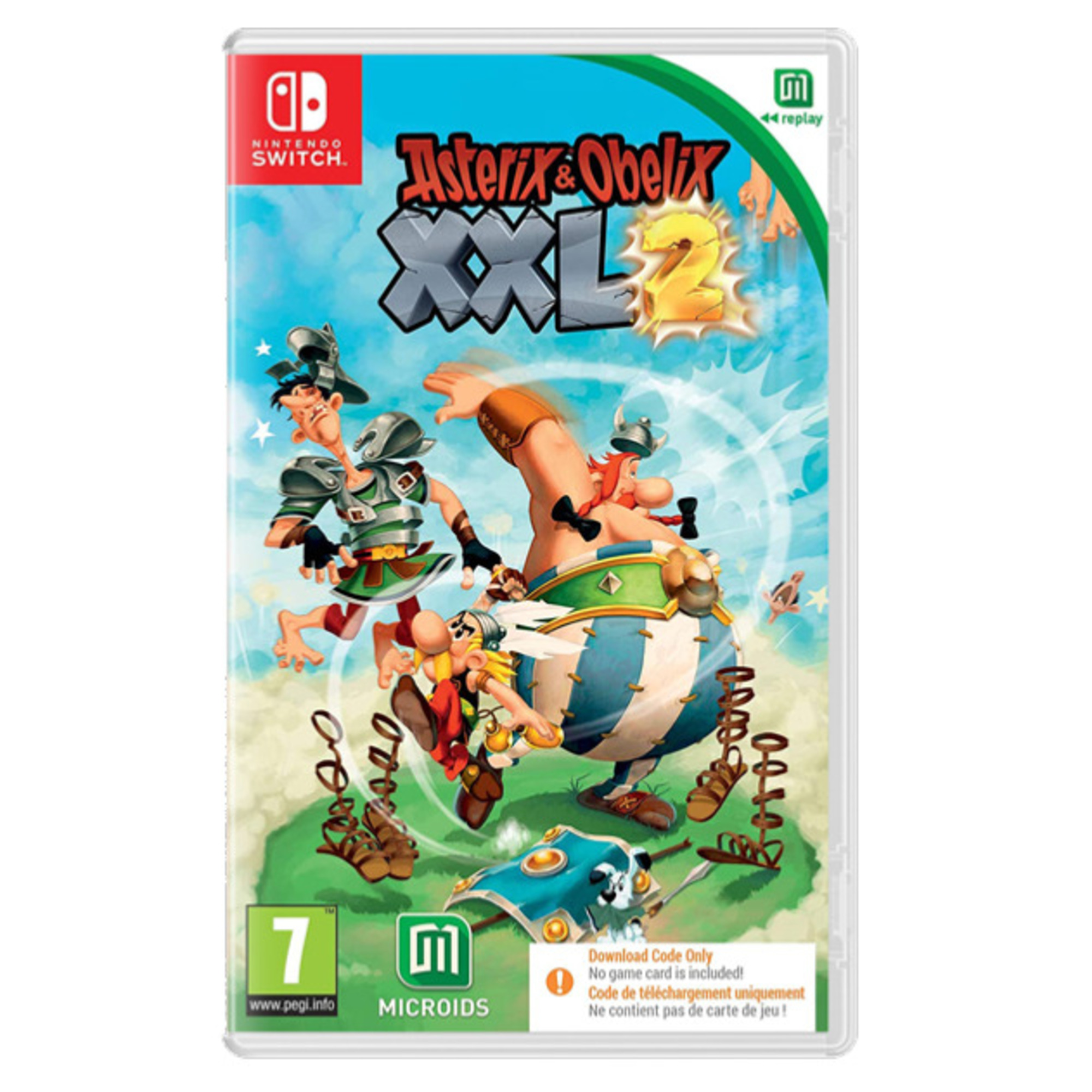 Astérix et Obélix XXL2 Nintendo SWITCH (CODE DE TÉLÉCHARGEMENT) - Neuf