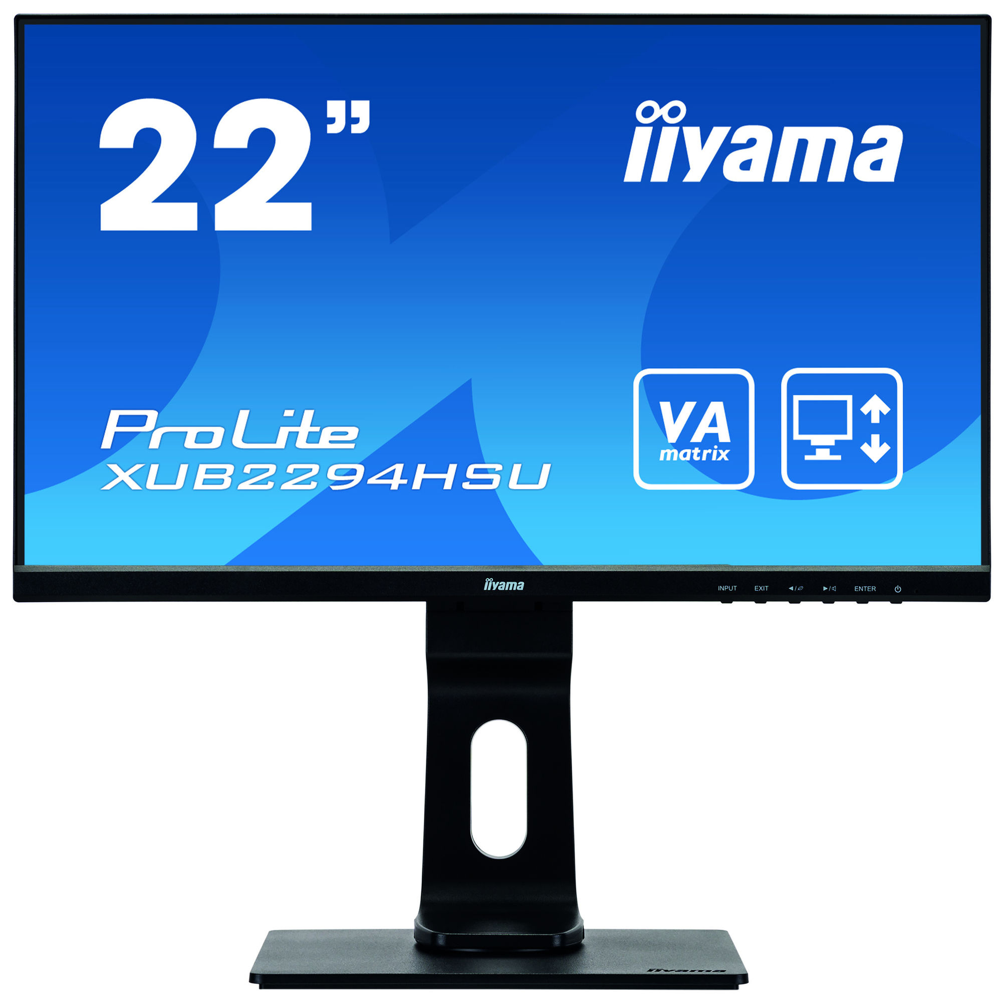 iiyama ProLite XUB2294HSU-B1 LED display 54,6 cm (21.5 ) 1920 x 1080 pixels Full HD Noir - Neuf