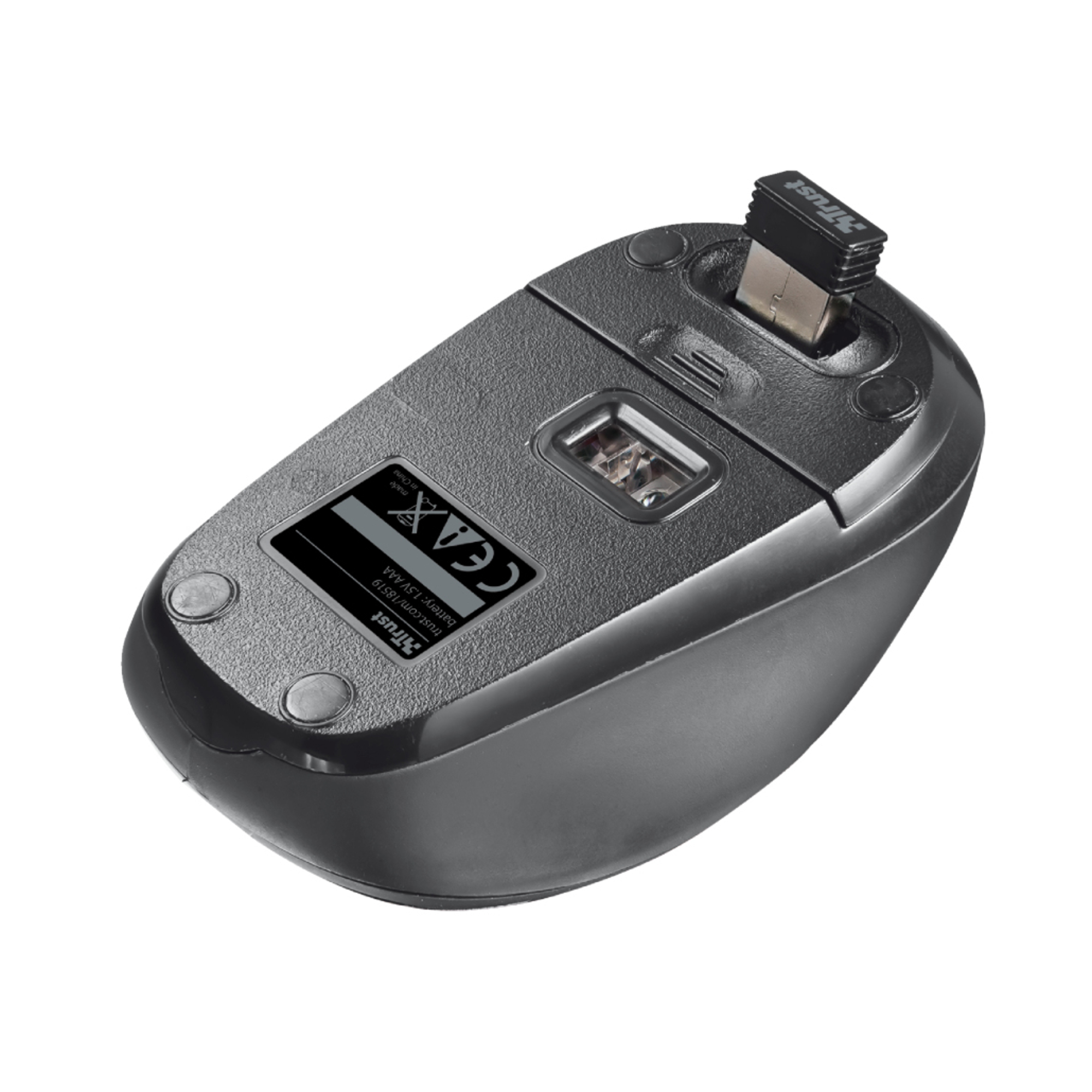 Souris Trust Yvi – RF Sans Fil, Optique, 1600 DPI - vue 2
