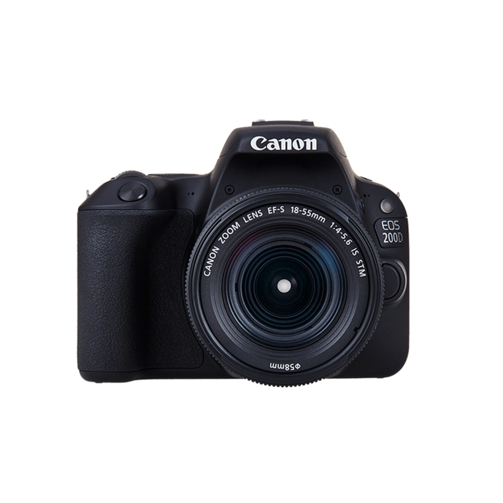 Canon EOS 200D + EF-S 18-55mm f/4-5.6 IS STM + EF 50mm f/1.8 STM Kit d'appareil-photo SLR 24,2 MP CMOS 6000 x 4000 pixels Noir - Très bon état