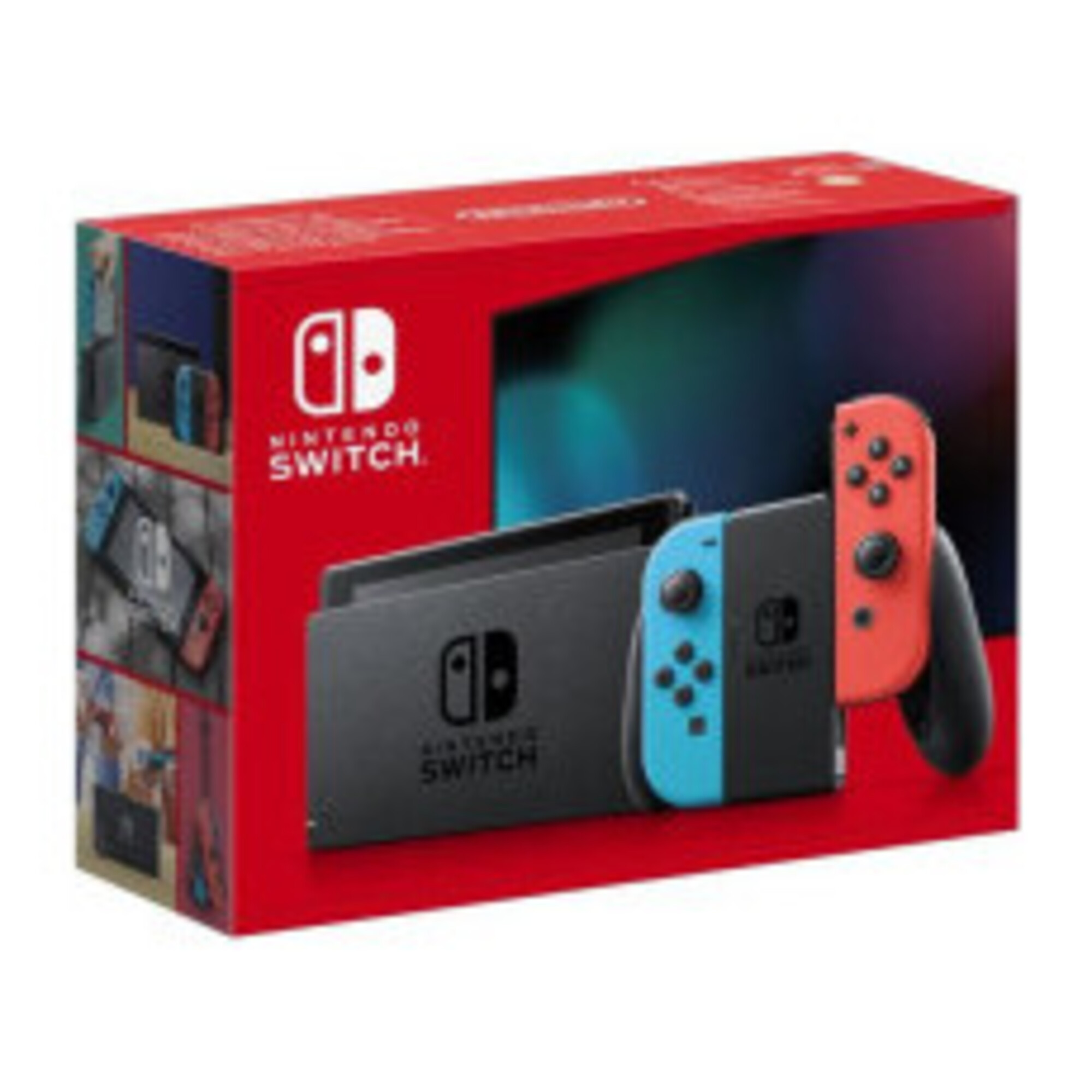 Switch - console de jeux portables 15,8 cm (6.2 ) 32 Go Écran tactile Wifi Bleu, Rouge - Bon état