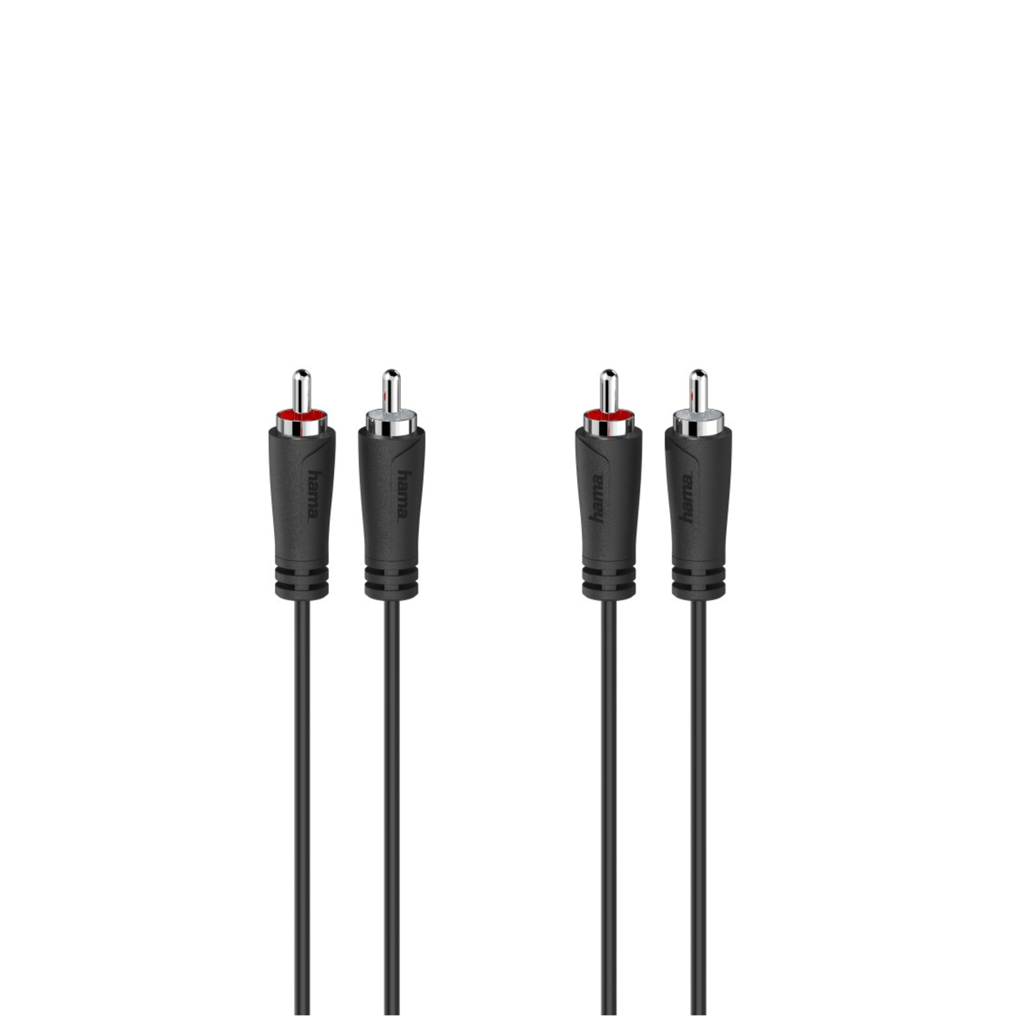 Câble Audio Hama 00205085 – 1,5 m, 2 x RCA Mâles