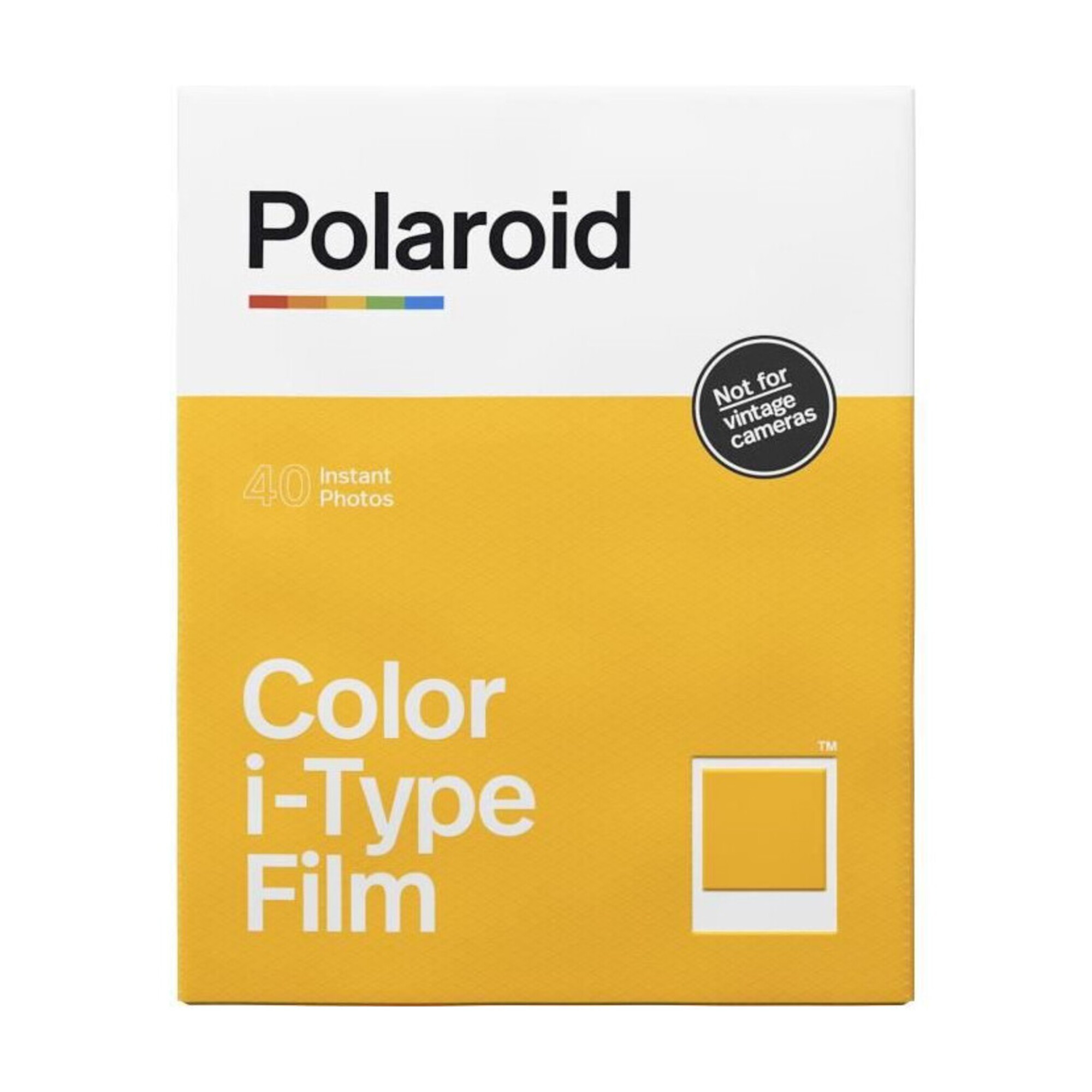 POLAROID - Multipack de films instantanes couleur i-Type - 40 films - ASA 640 - Developpement 10 mn - Cadre blanc - Neuf