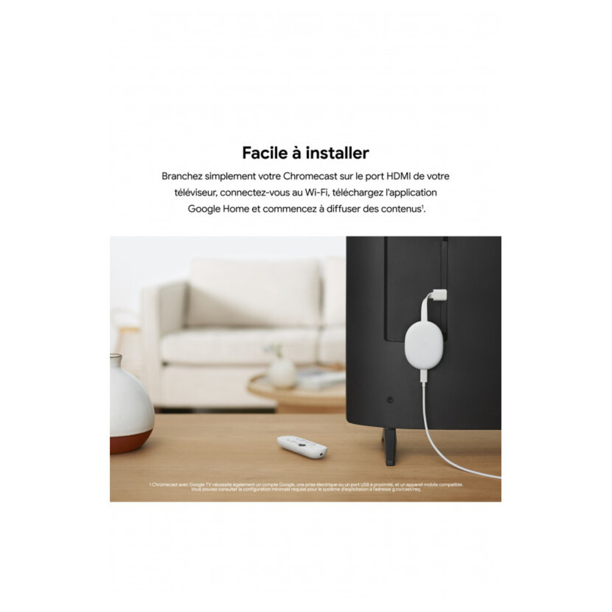 Google Chromecast avec Google TV (version 2020) - Neuf