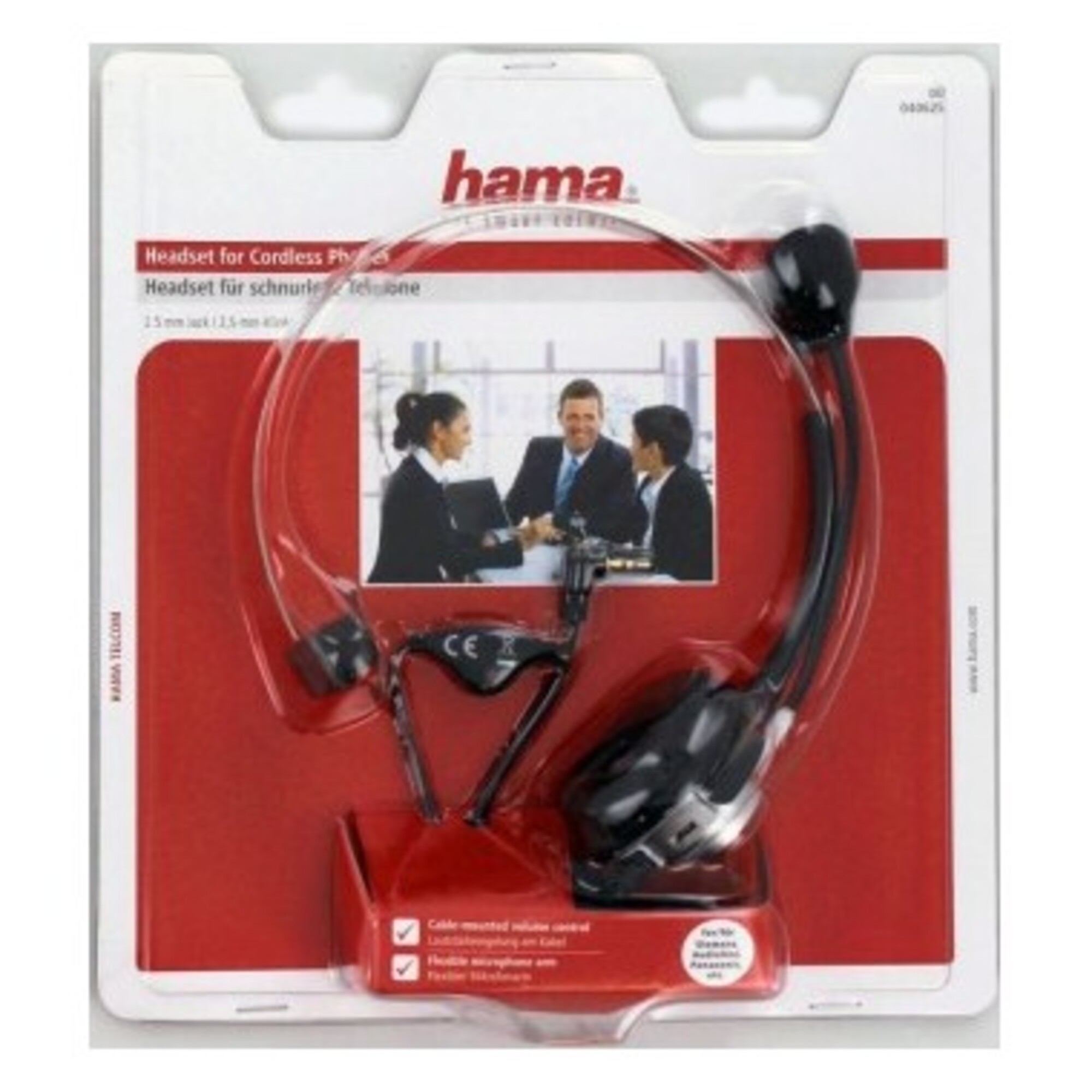 Hama Headband Headset Casque Avec fil BureauCentre d'appels Neuf - vue 3